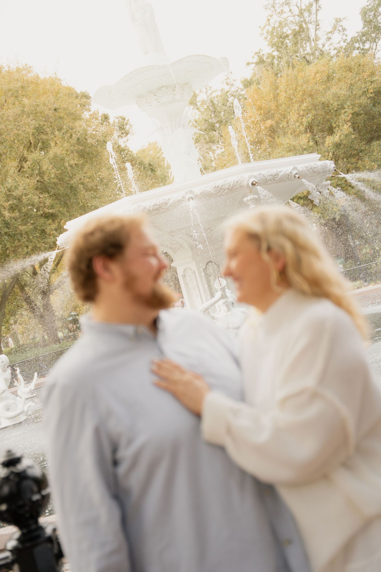 Engagement Photoshoot - Forsyth Park - Savannah Georgia
