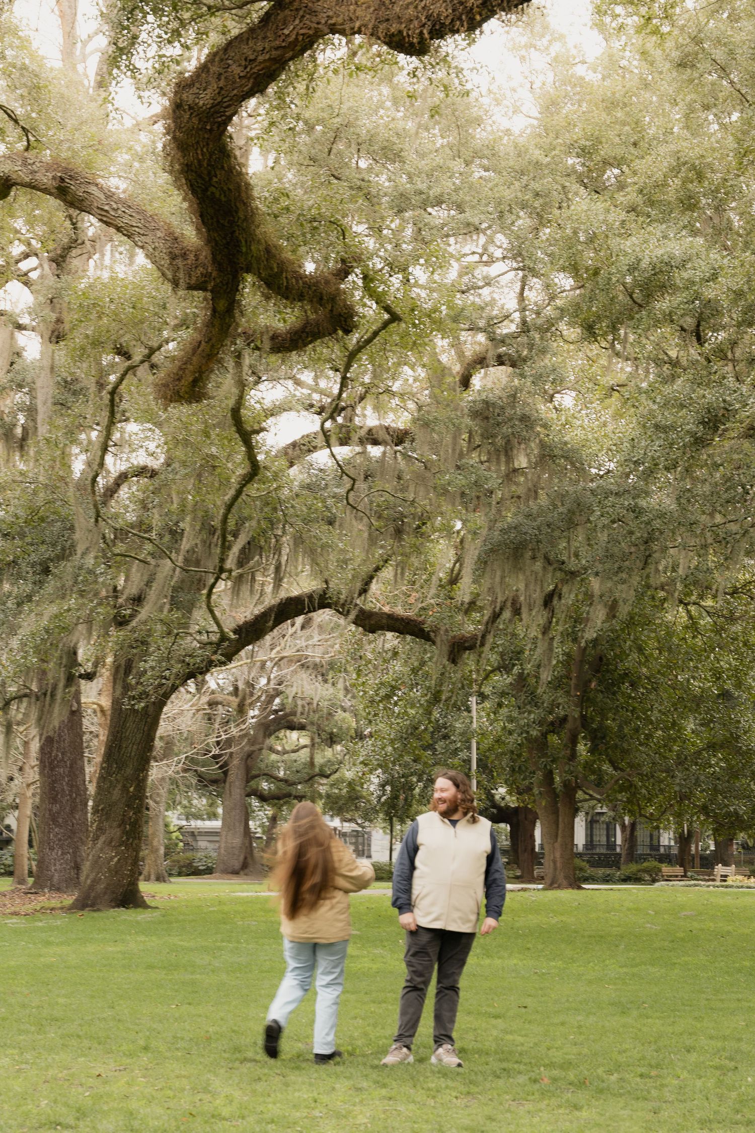 Proposal Pictures in Forsyth Park Savannah. Georgia.