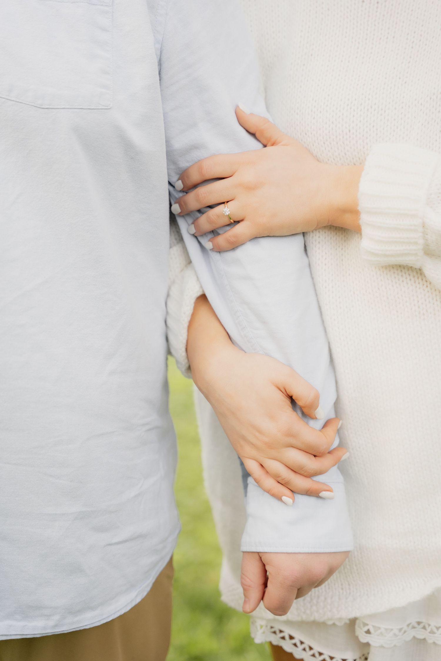 Couples Engagement Portraits at Forsyth Park Savannah Georgia