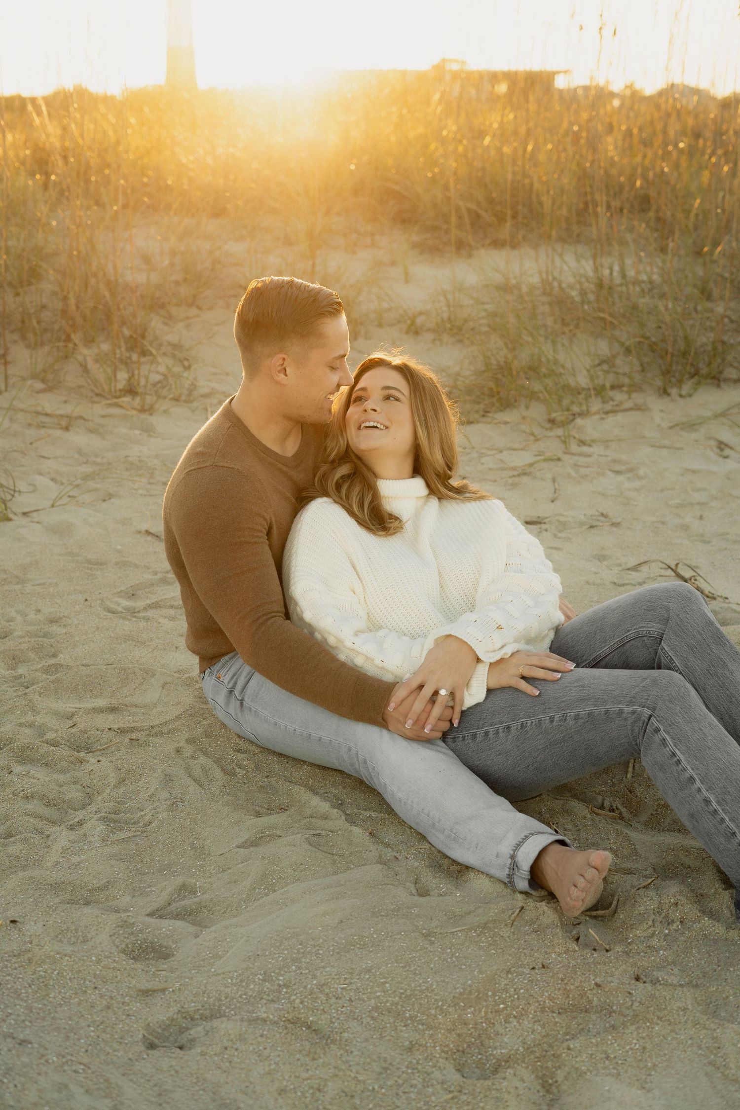 Engagement Shoot on Tybee Island, Savannah Georgia.