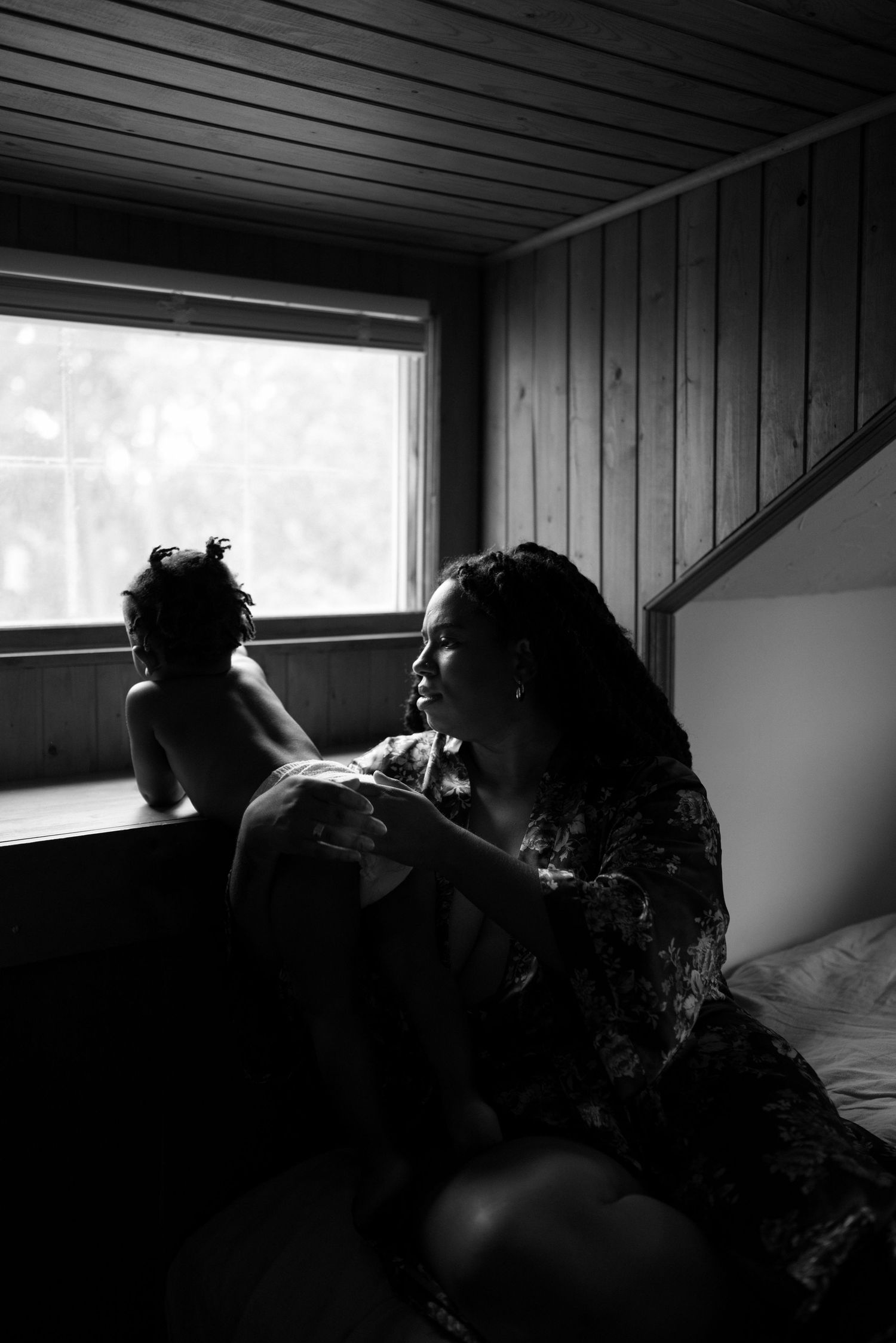 Motherhood portrait.