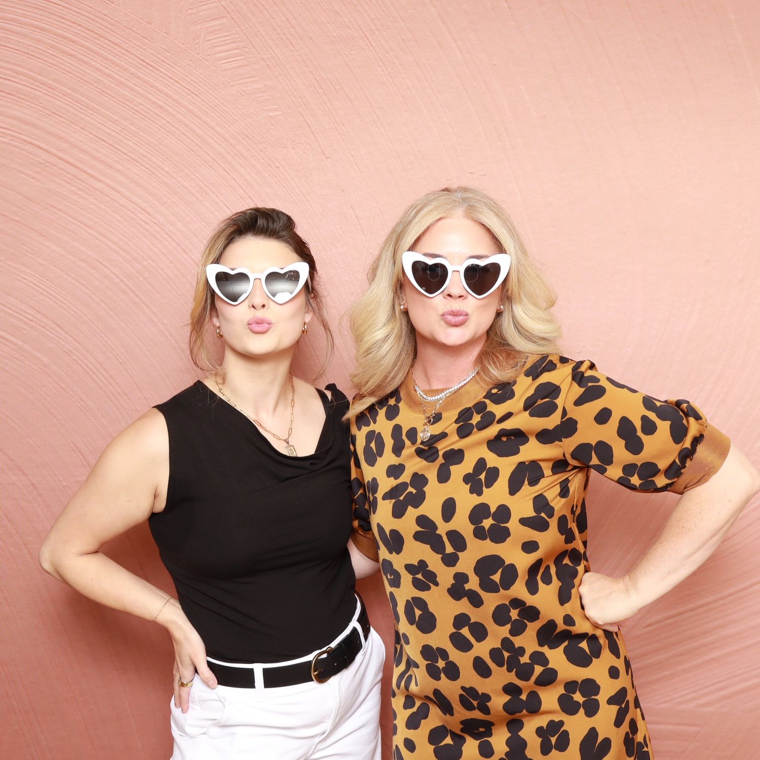 Photo Booth print of two guests at a corporate event in Spokane, WA.