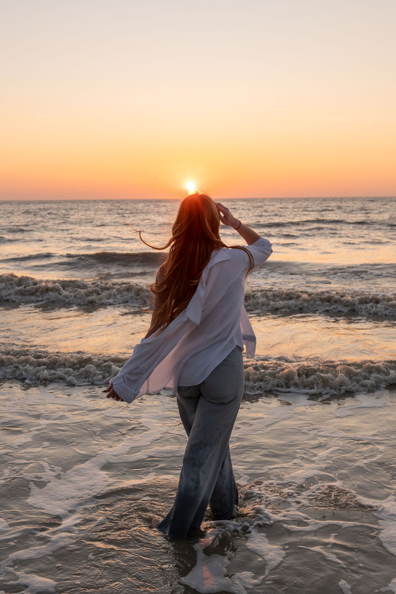 portrait femme plage