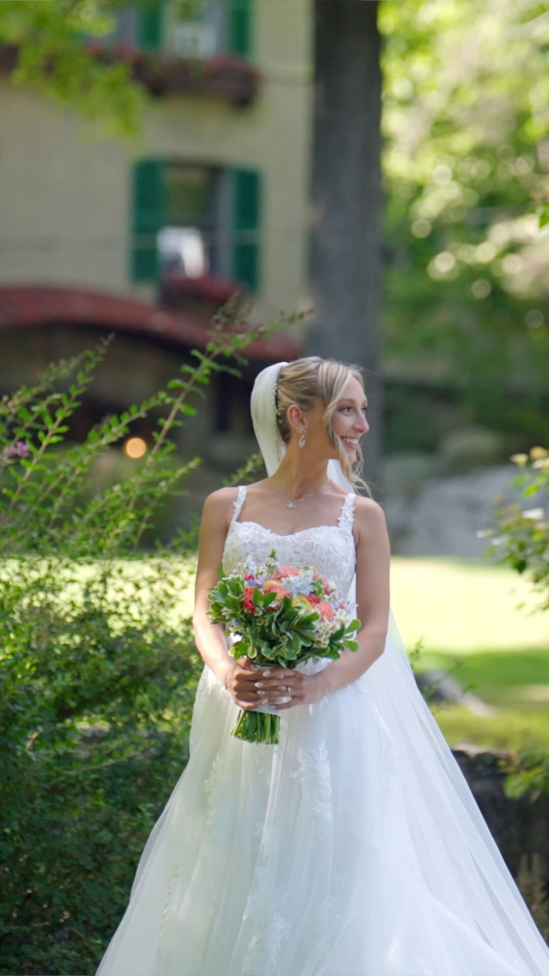 Portrait of bride at Arrow Park, New York