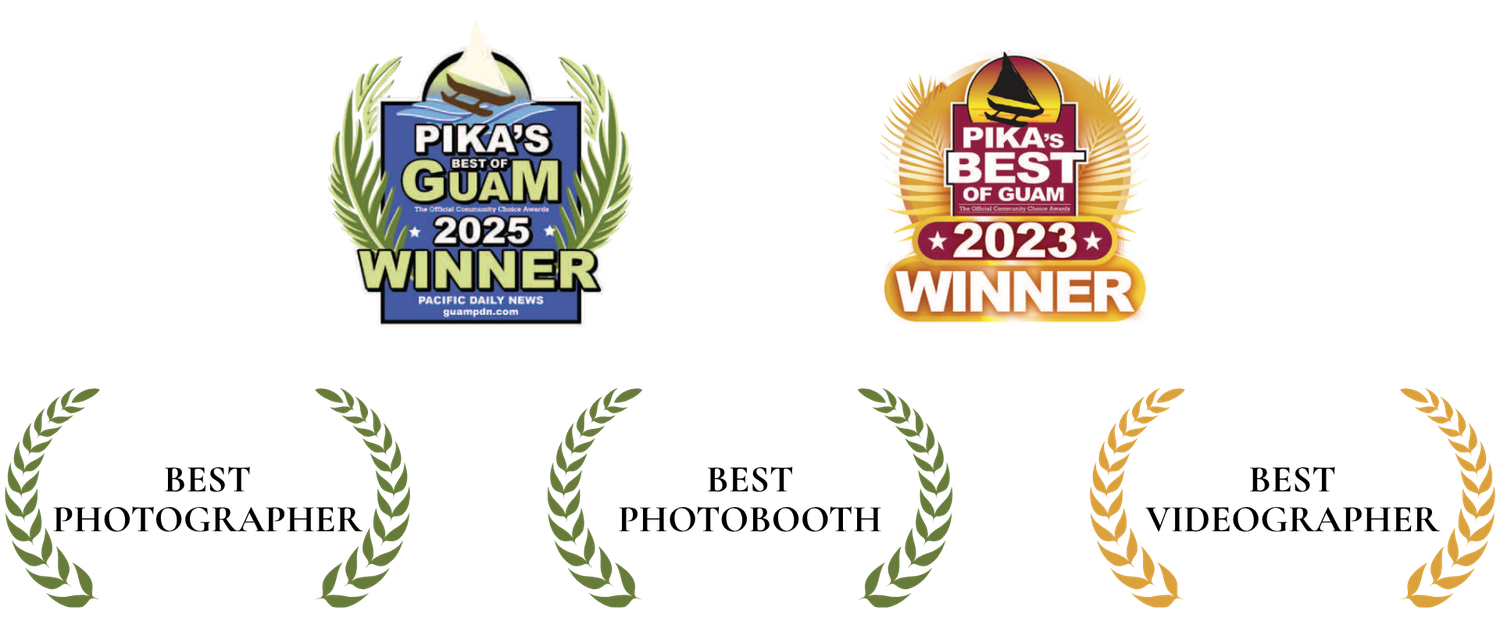 Award-Winning Photography & Videography for Weddings, Events, Engagements, and Funerals in Guam. PDN's Pika's Best of Guam 2023-2025 Winner