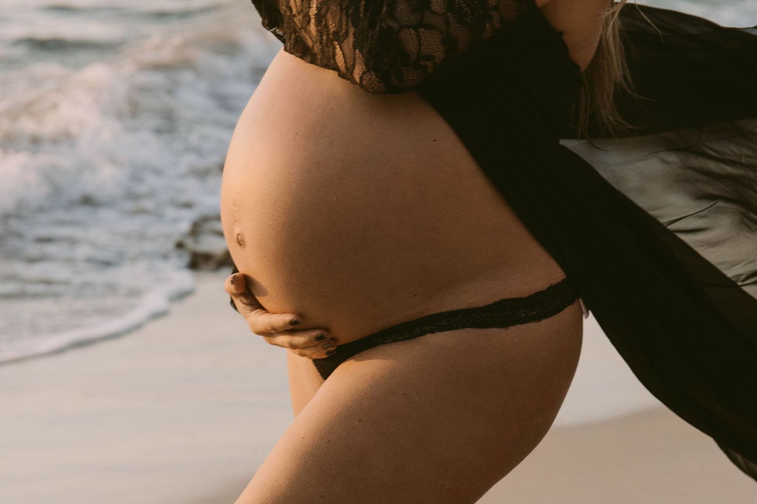 Pregnant belly