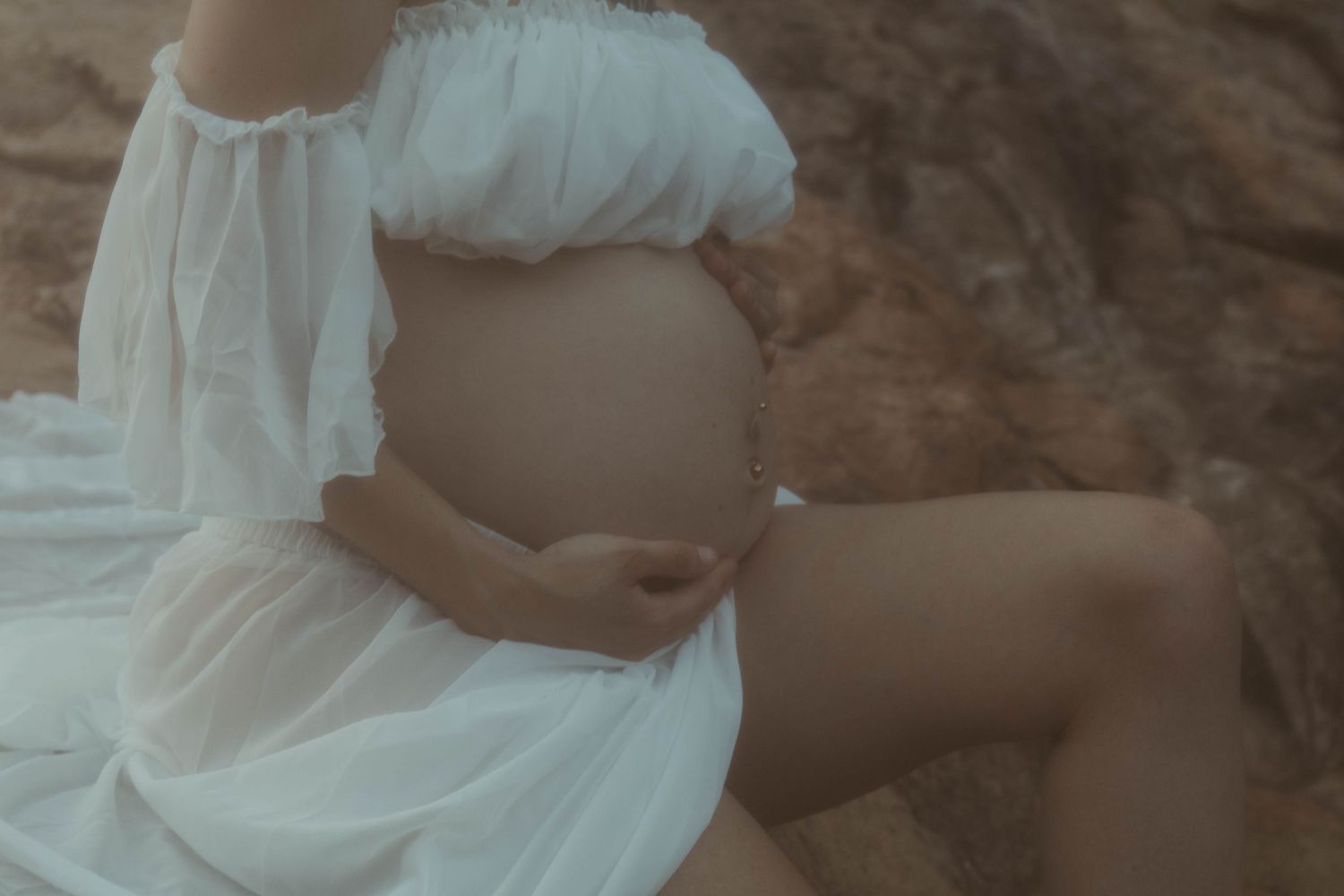 Pregnant belly