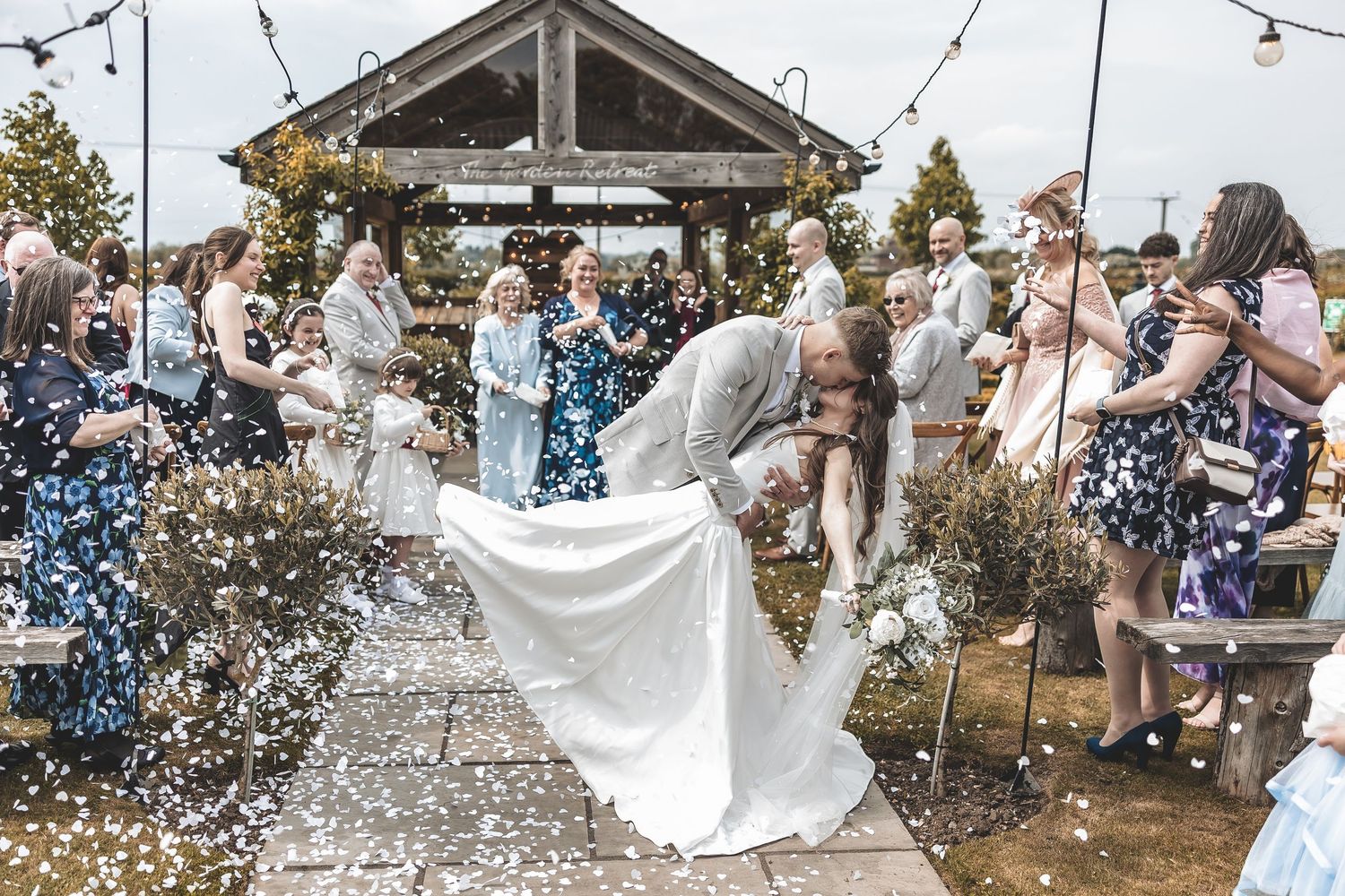A documentary natural wedding moment just after the ceremony