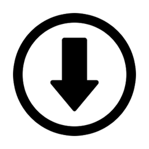 Linear arrangement of black eye and arrow icons on white background.
