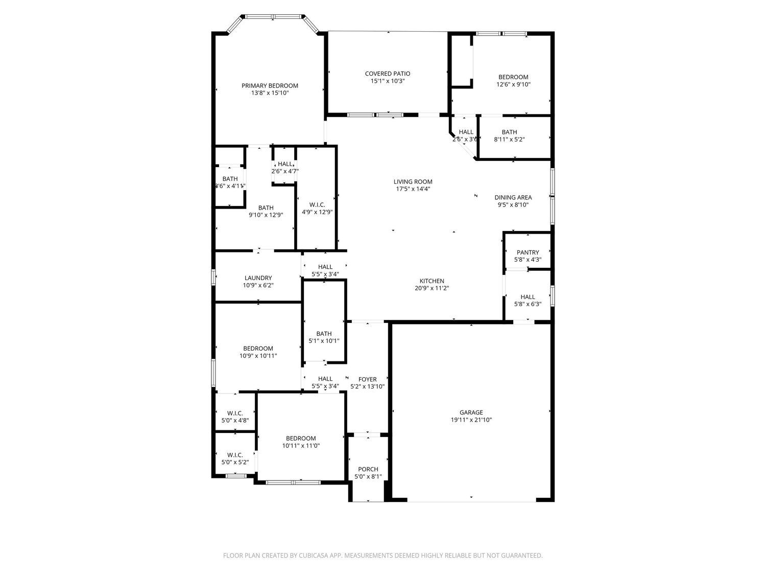 Architectural floor plan showing multiple room layouts with detailed dimensions and annotations for a residential property.
