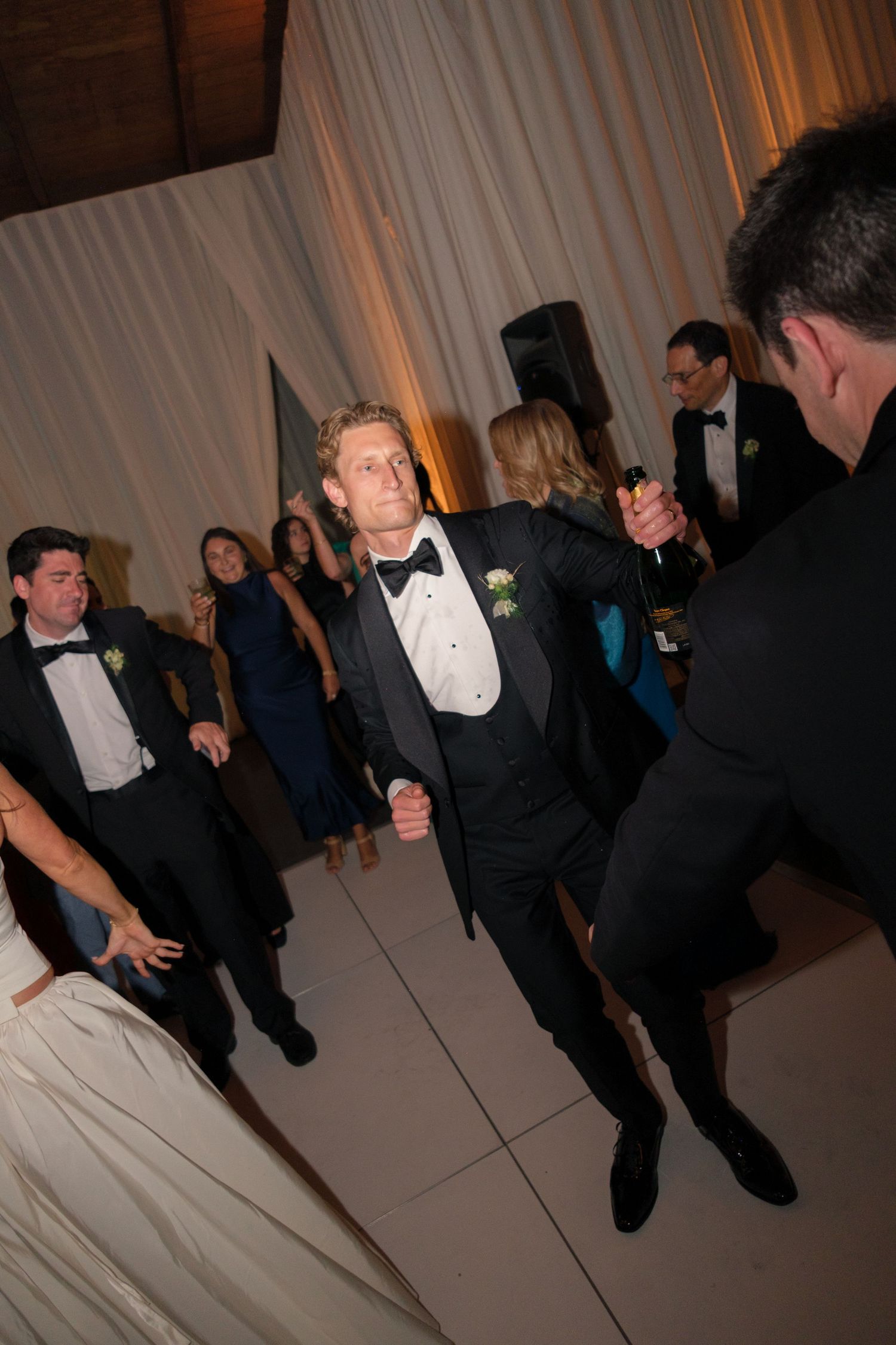 Reception for luxe Santa Ynez Ranch Wedding.