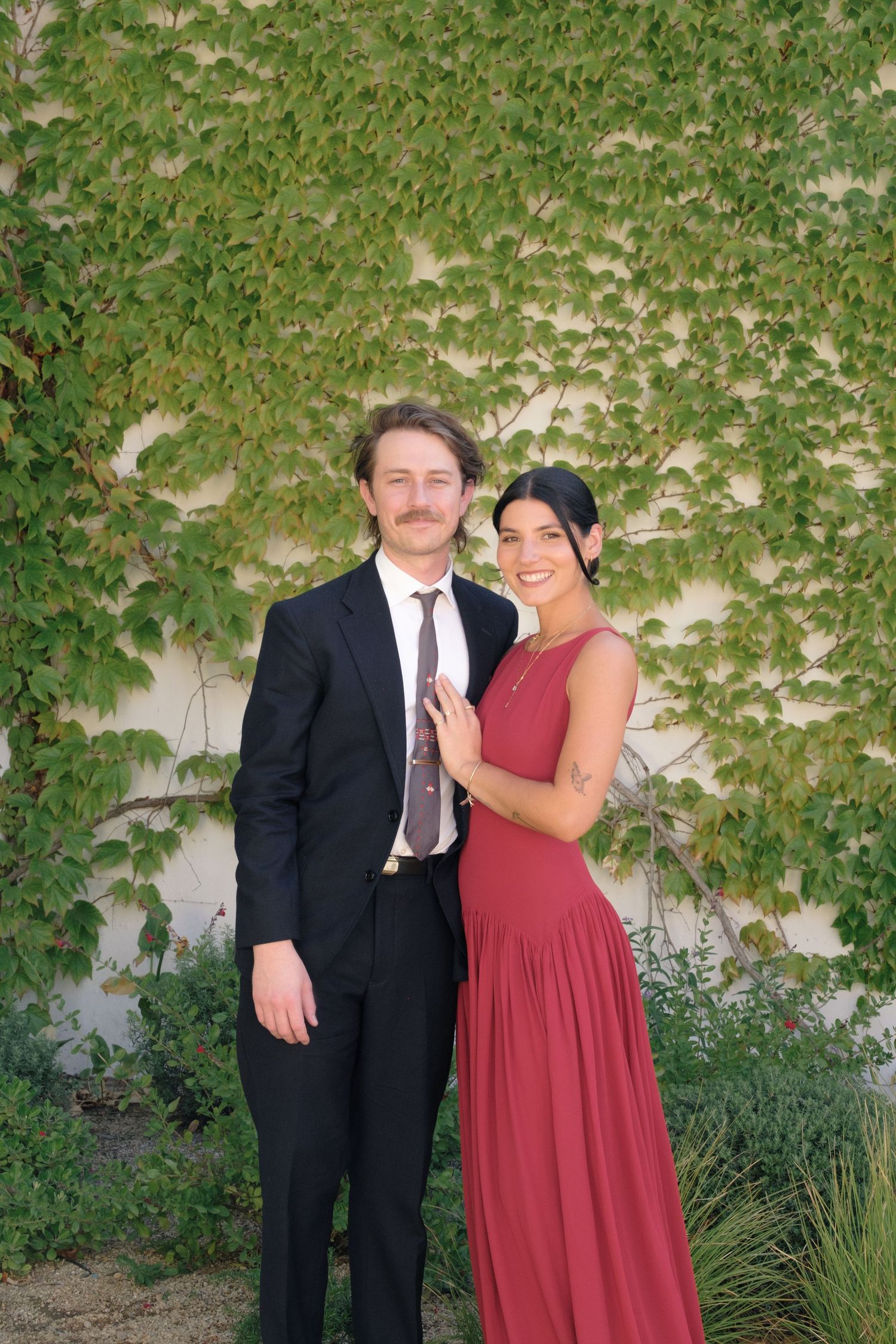 Cocktail hour for Santa Ynez Ranch Wedding