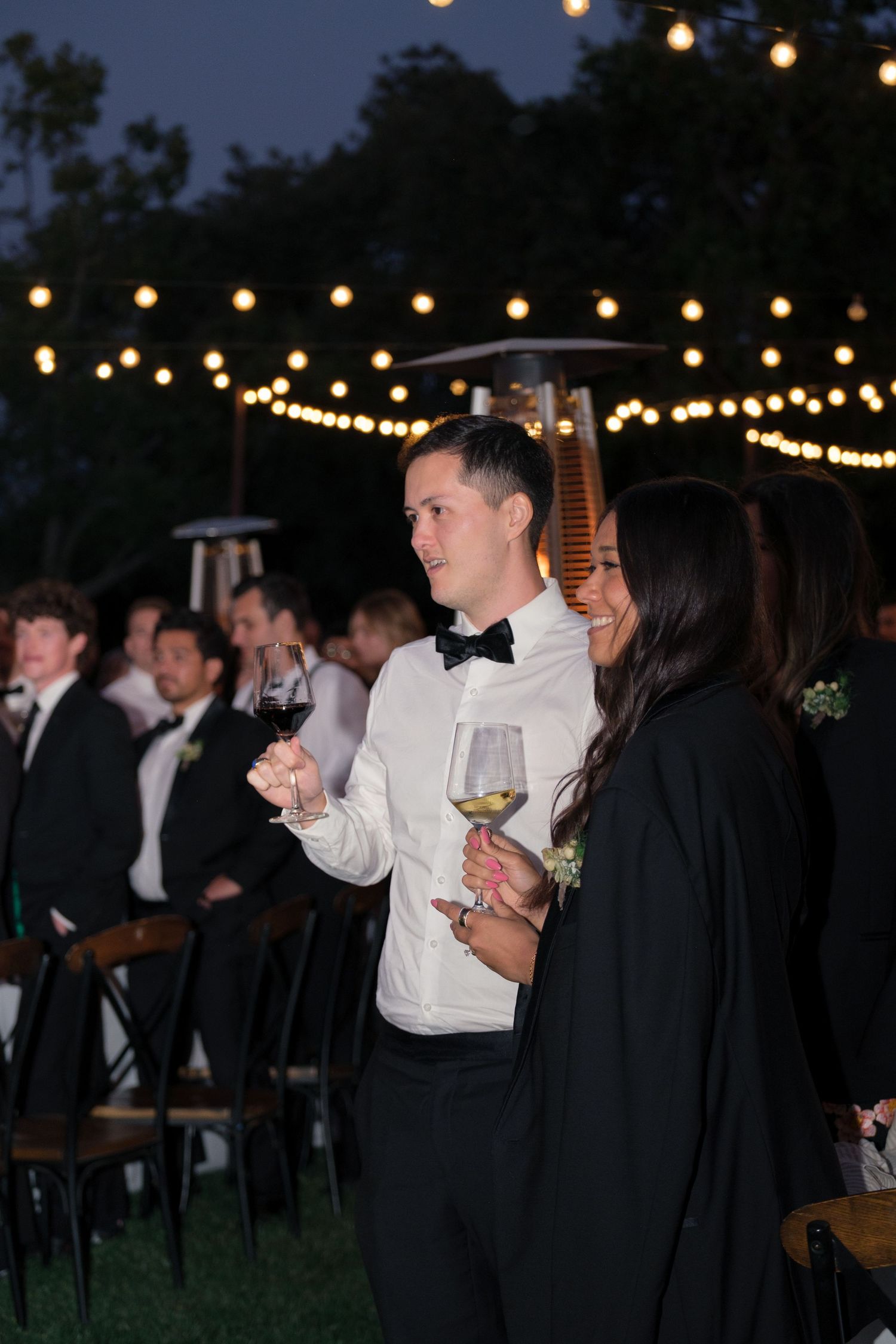 Reception for luxe Santa Ynez Ranch Wedding.