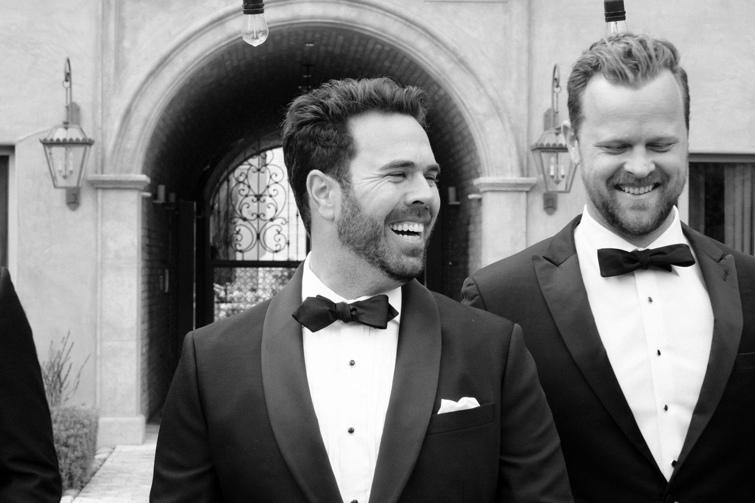 Candid groom photography at Paso Robles Wedding