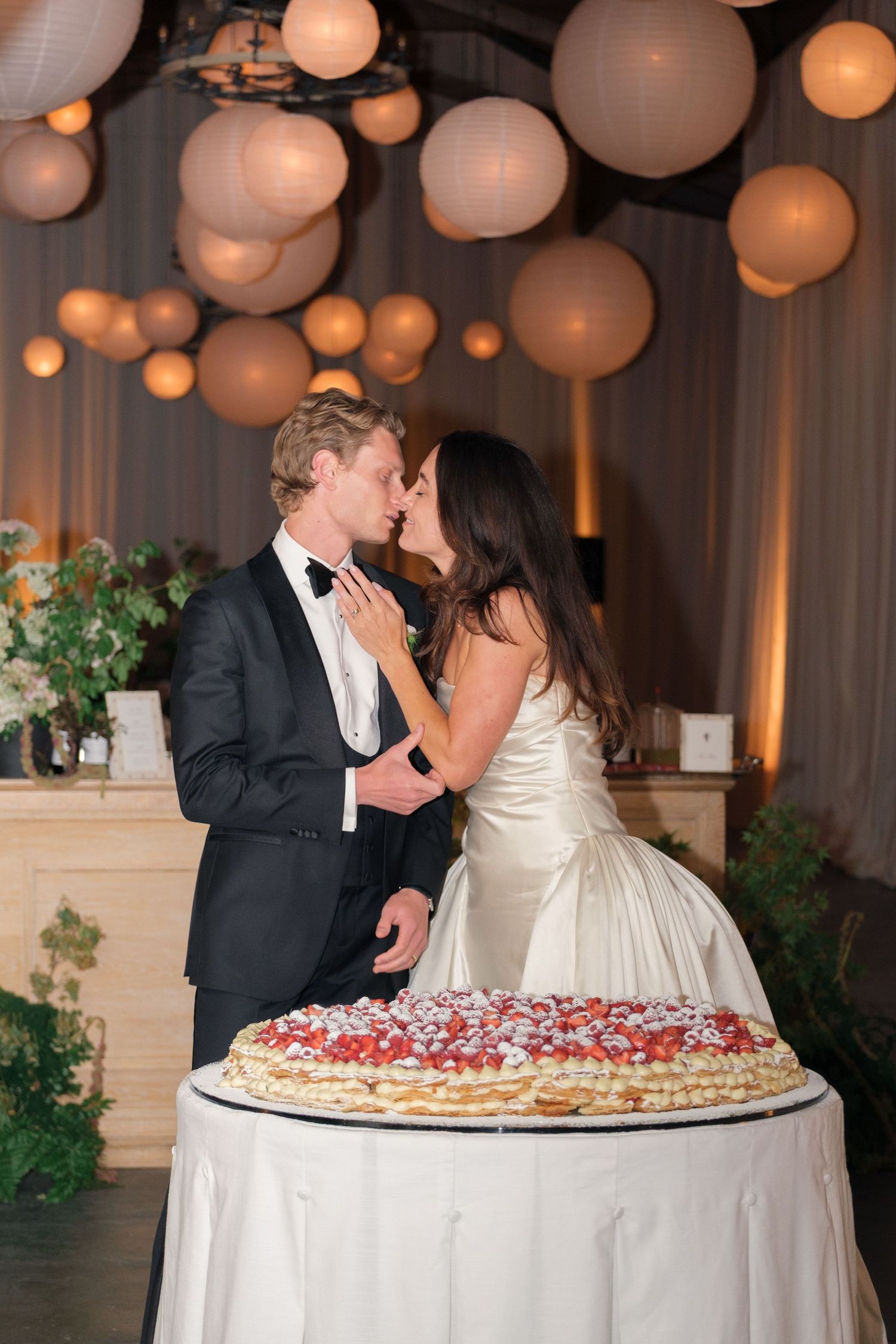 Reception for luxe Santa Ynez Ranch Wedding.