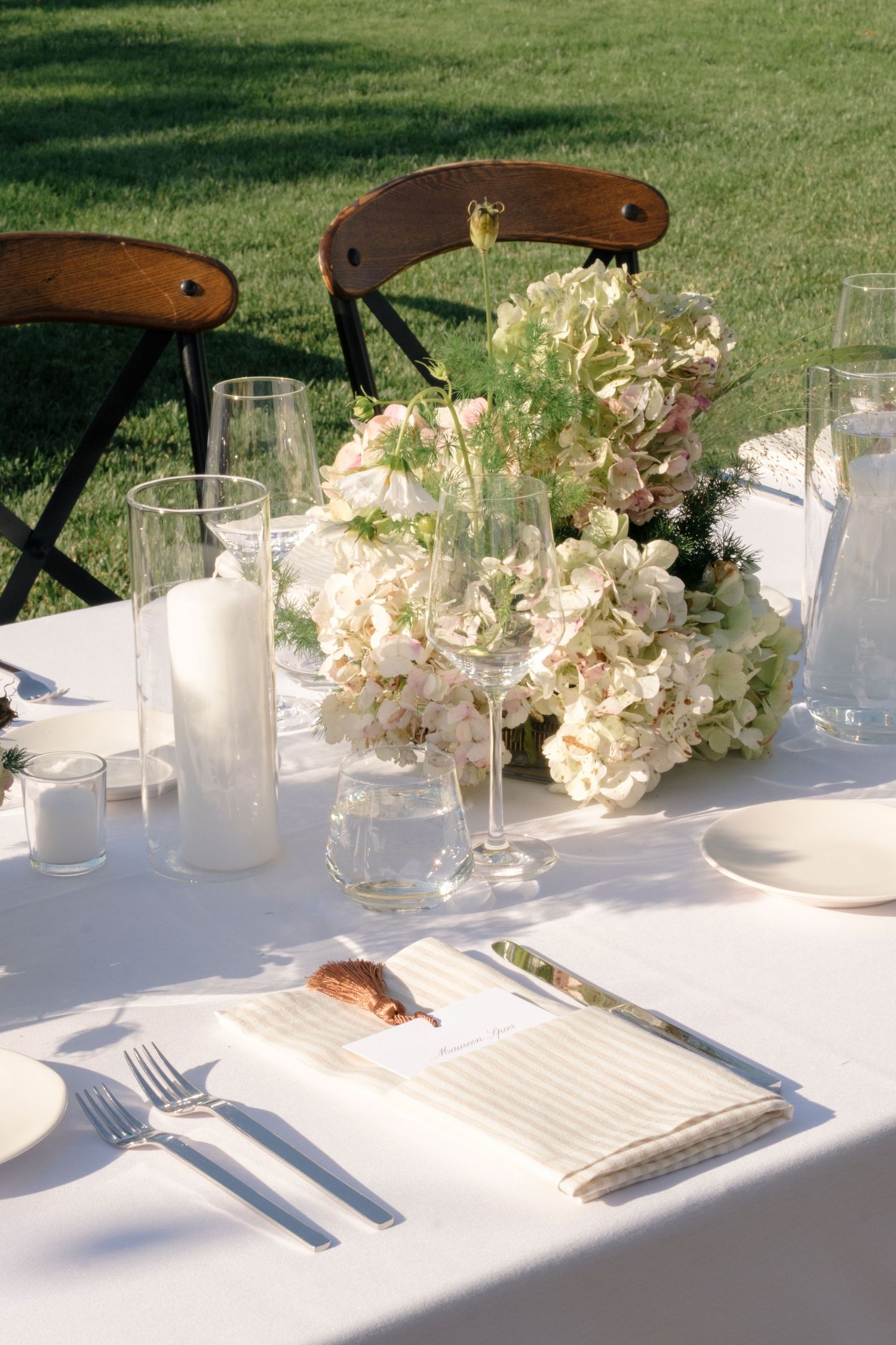 Wedding decor at Provence Santa Ynez Ranch