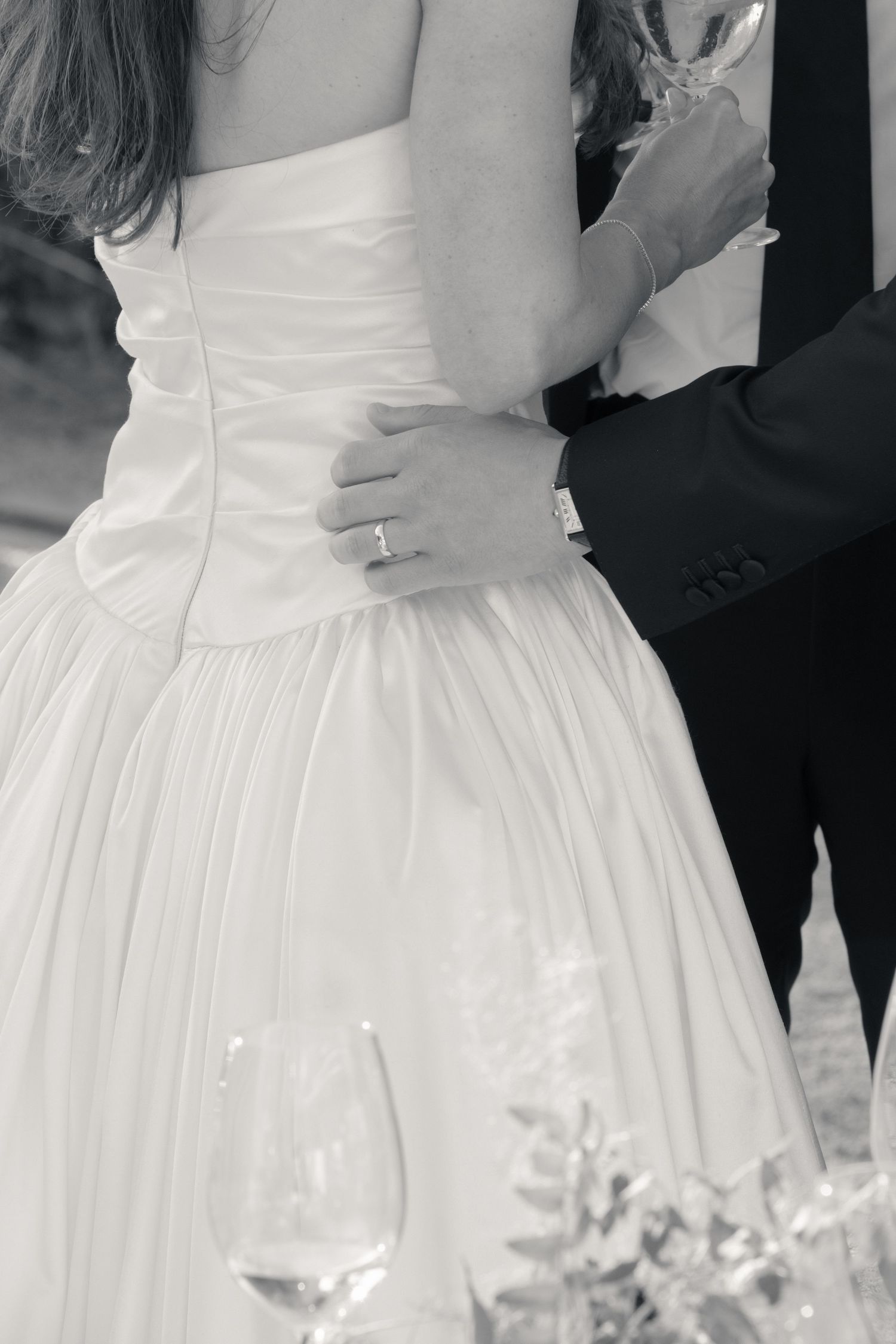 Cocktail hour for Santa Ynez Ranch Wedding