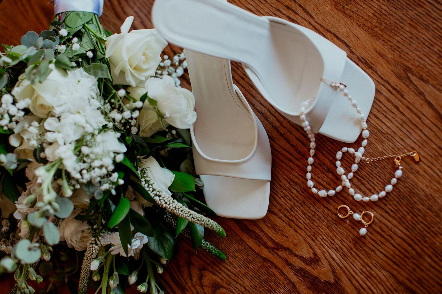 wedding photography, flat lay photography, wedding candids, yxe photographer, bridal shoes, bridal jewelry