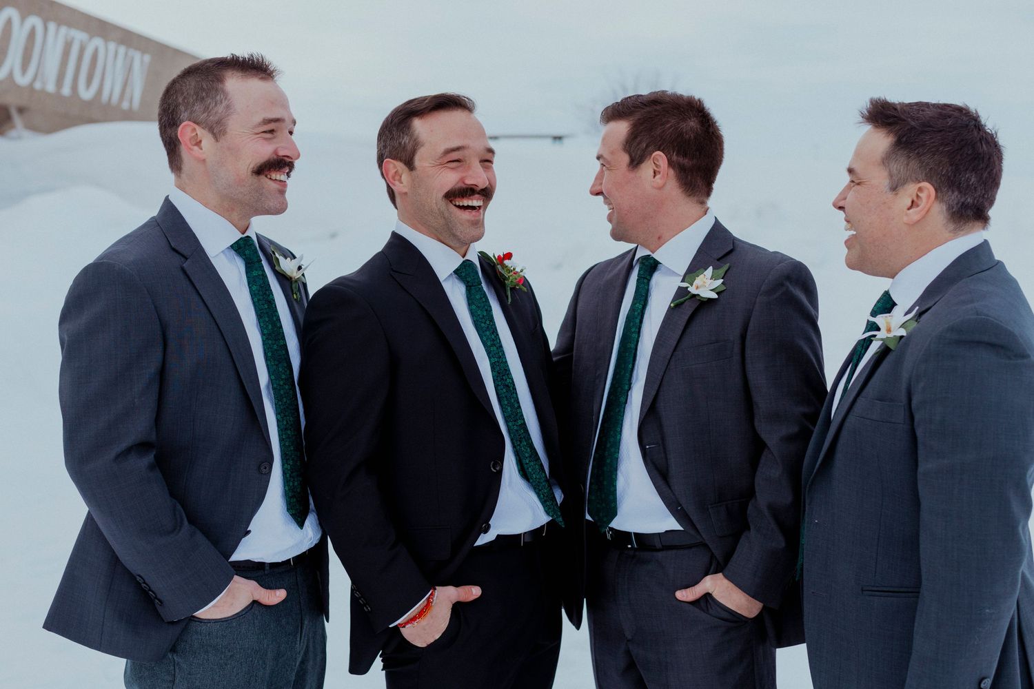 wedding photography, wedding portraits, portrait photographer, life captured, winter wedding photography, groomsmen photos