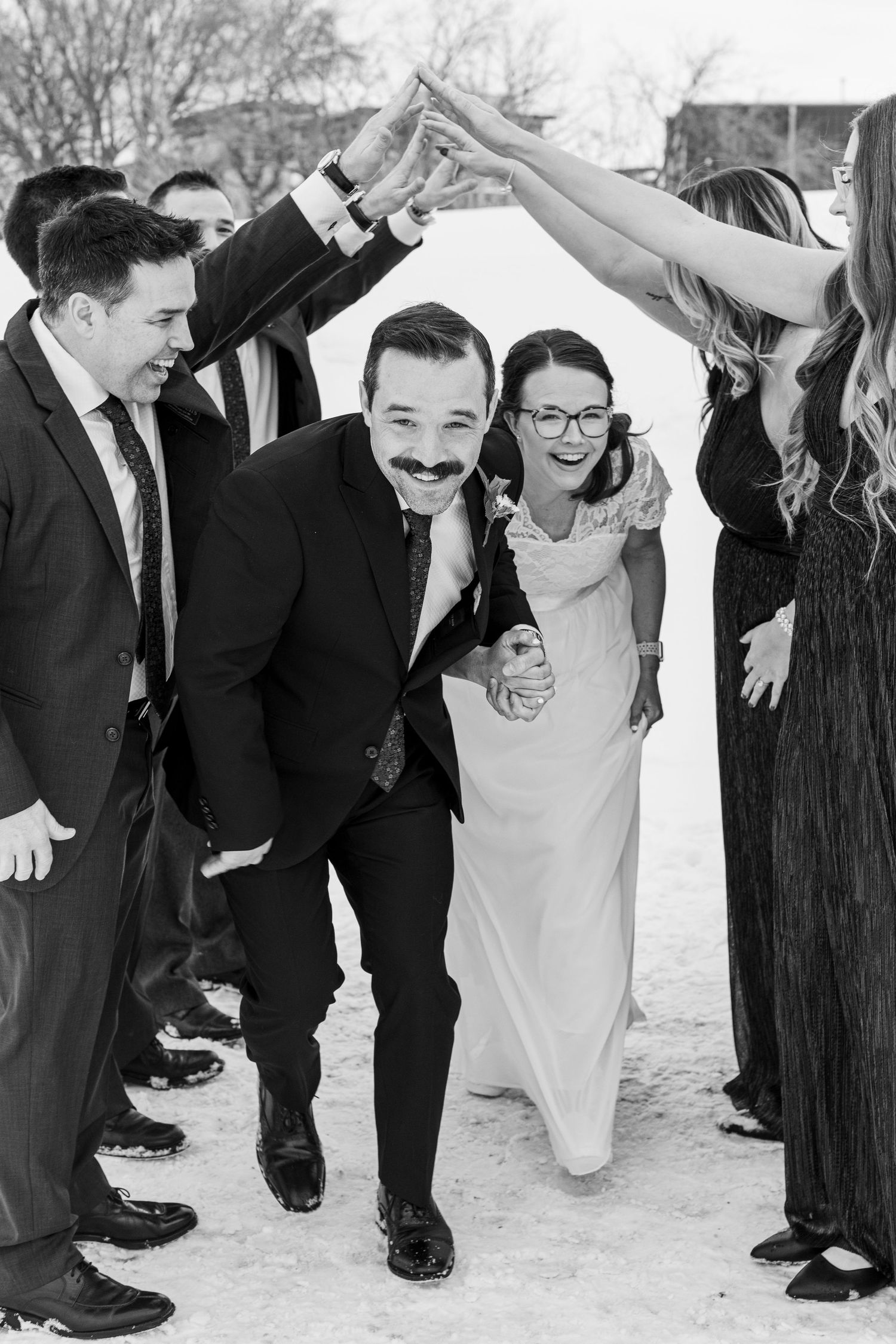 wedding photography, wedding portraits, portrait photographer, life captured, winter wedding photography, bridal party candids