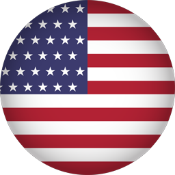 American flag banners in a repeating oval pattern against a white background create a patriotic border design.