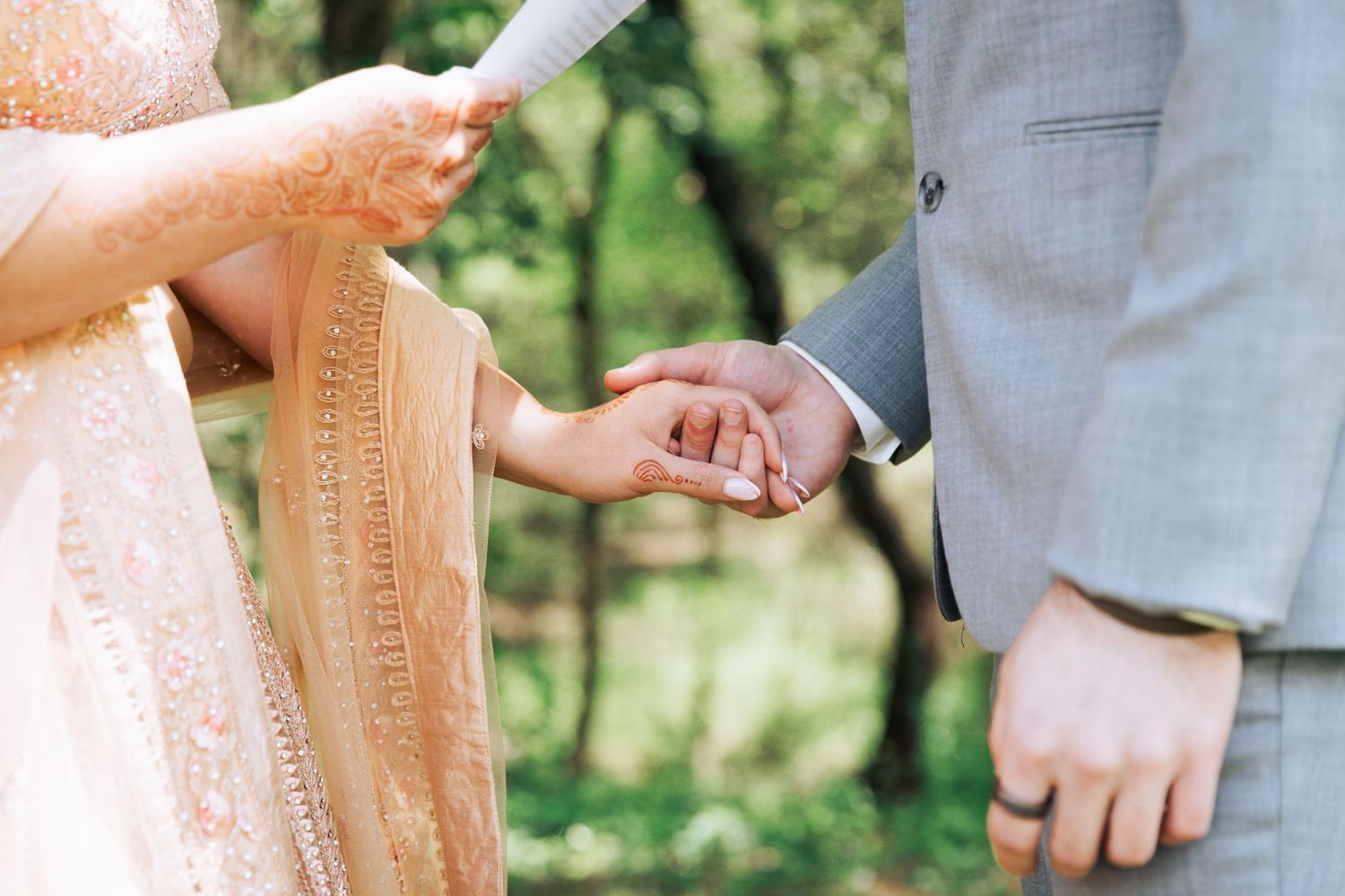Romantic outdoor moment captured in natural sunlight.