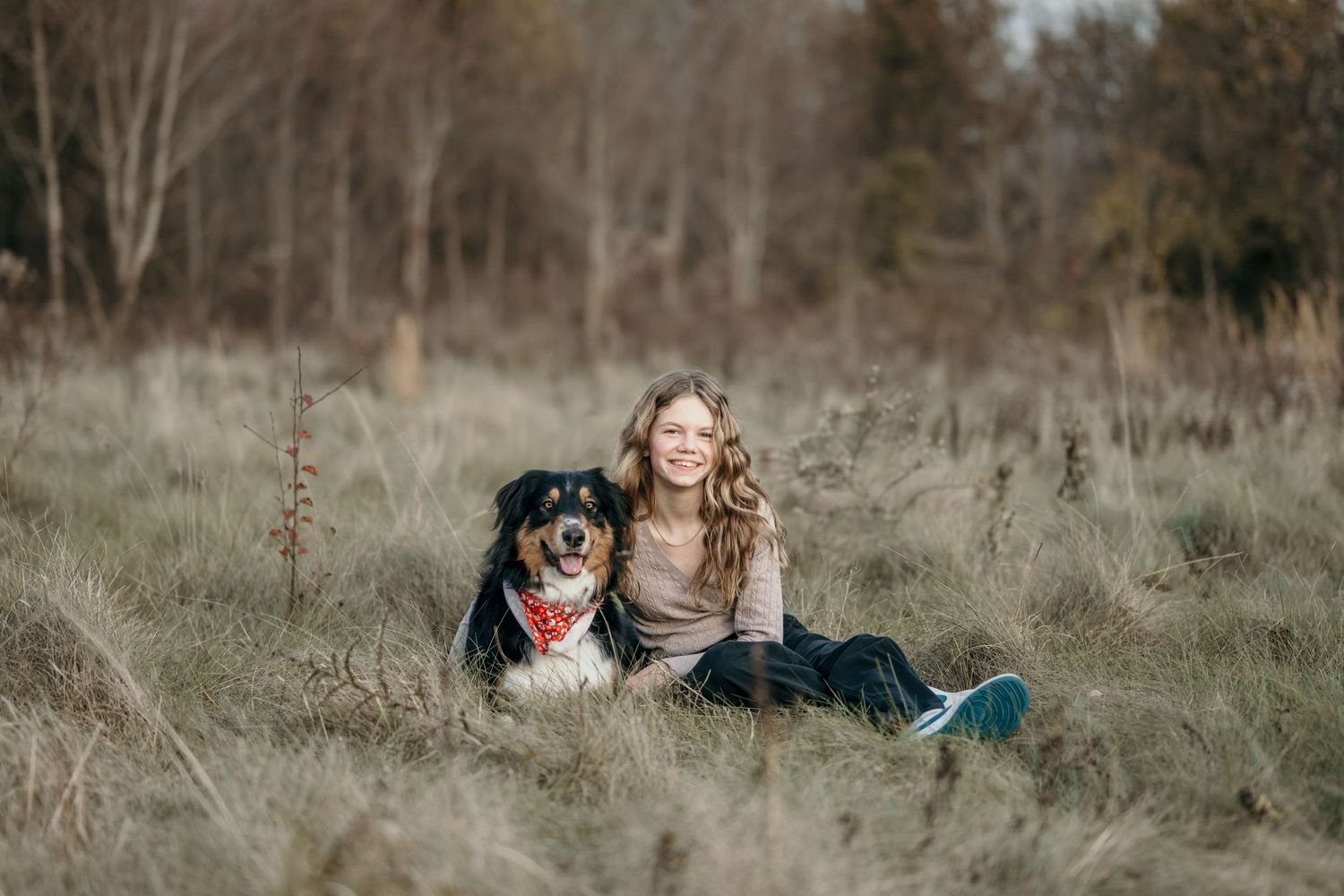 Fall outdoor family portrait session on At Ease Estate