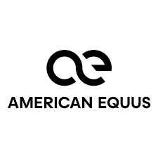 American Equus equestrian brand logo in black on a white background.