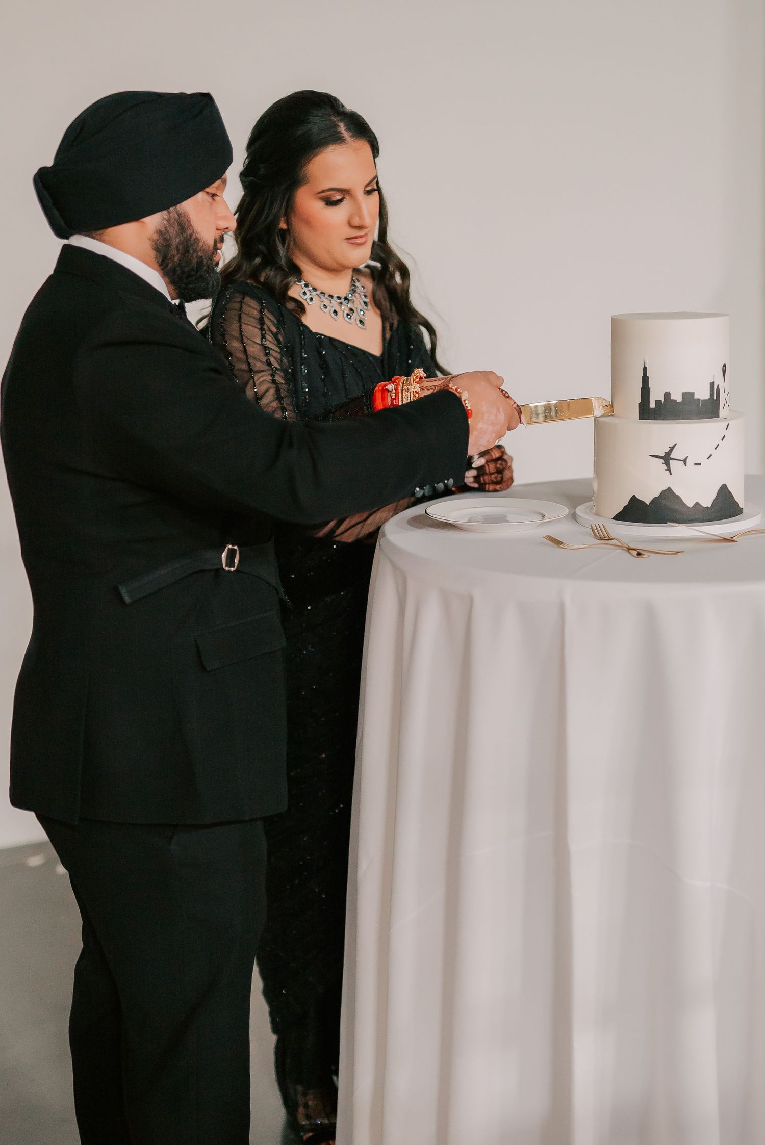 punjabi wedding reception ceremony