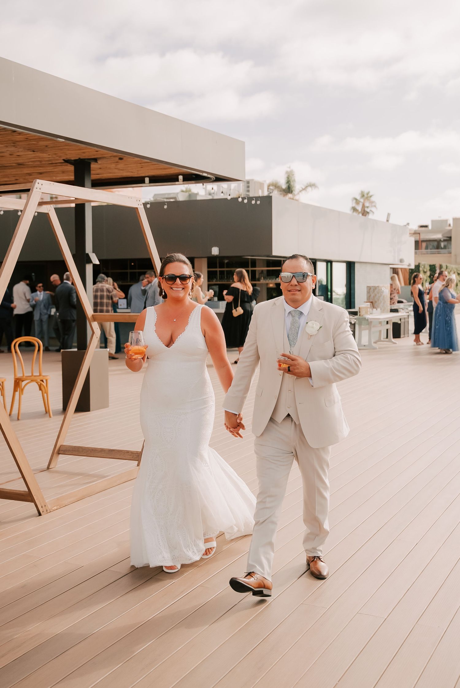San Diego rooftop wedding