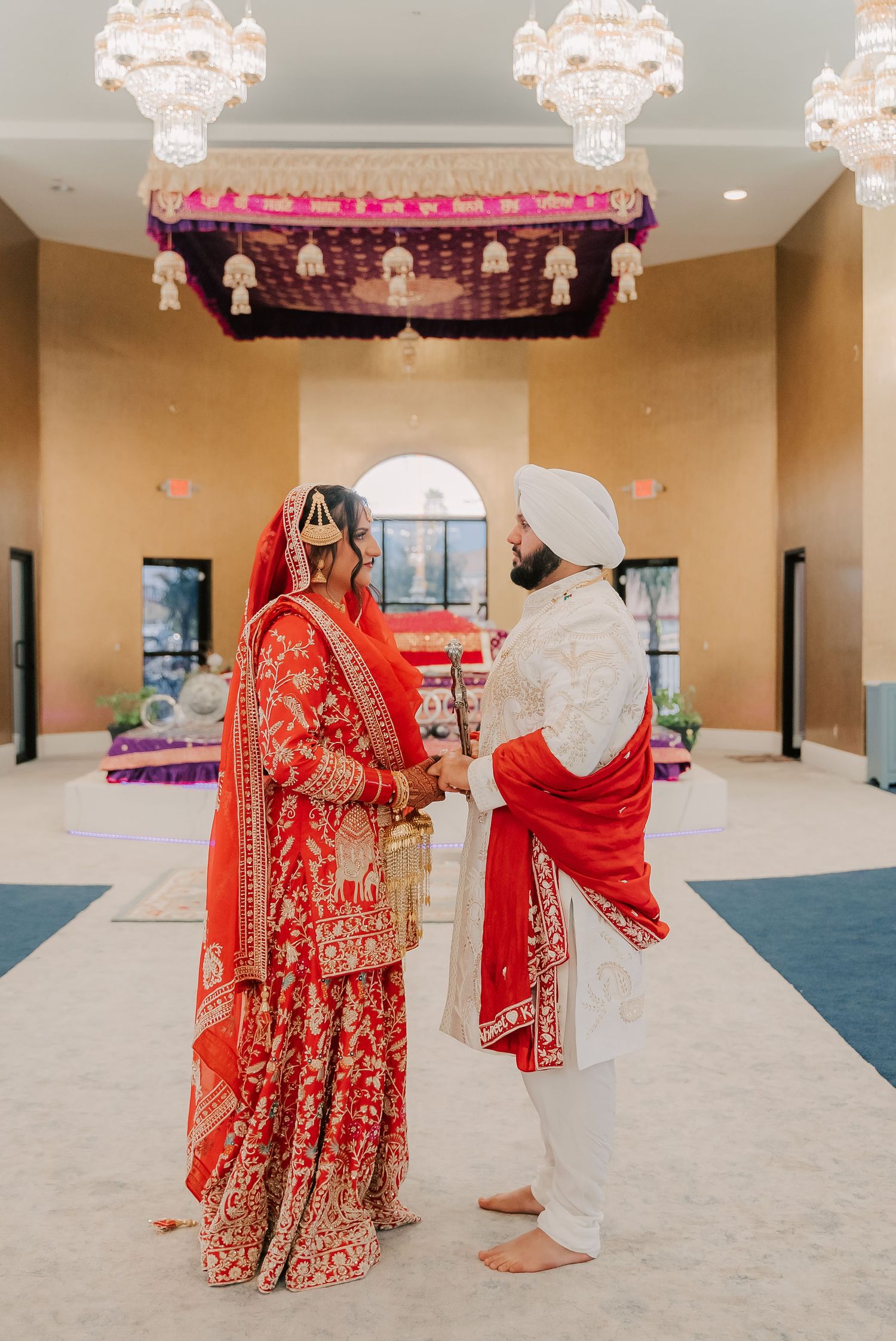 punjabi wedding couple photography