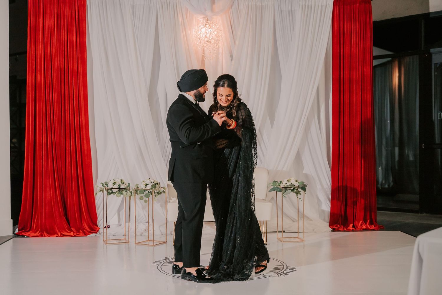 punjabi wedding reception ceremony