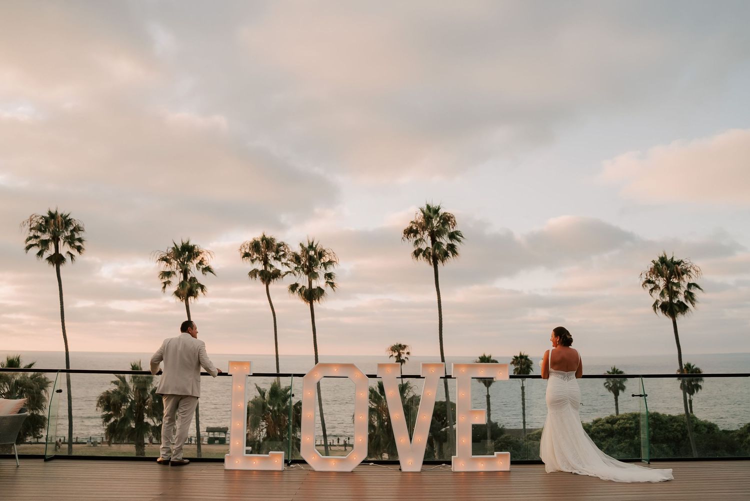 San Diego rooftop wedding