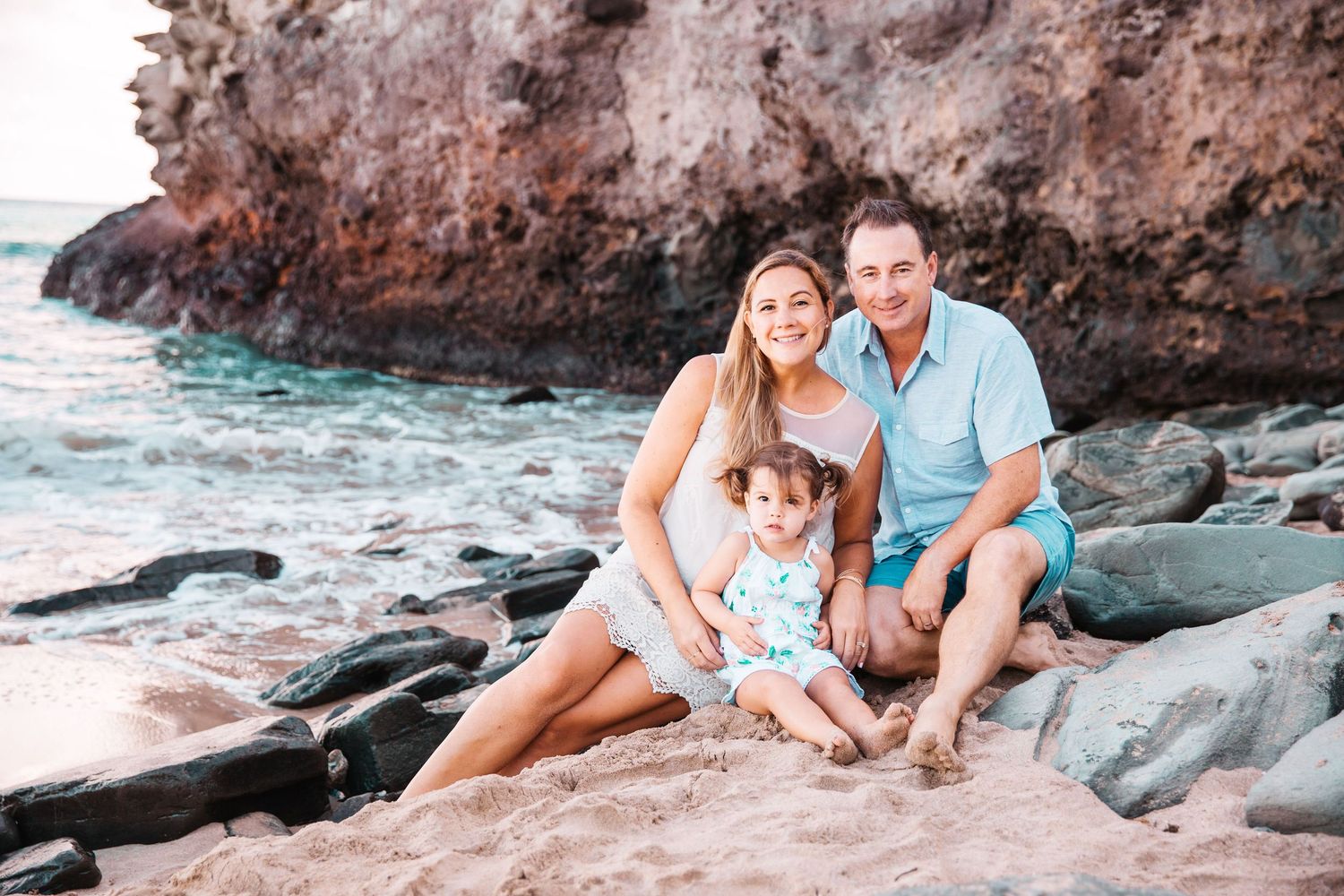 Family photos in Maui