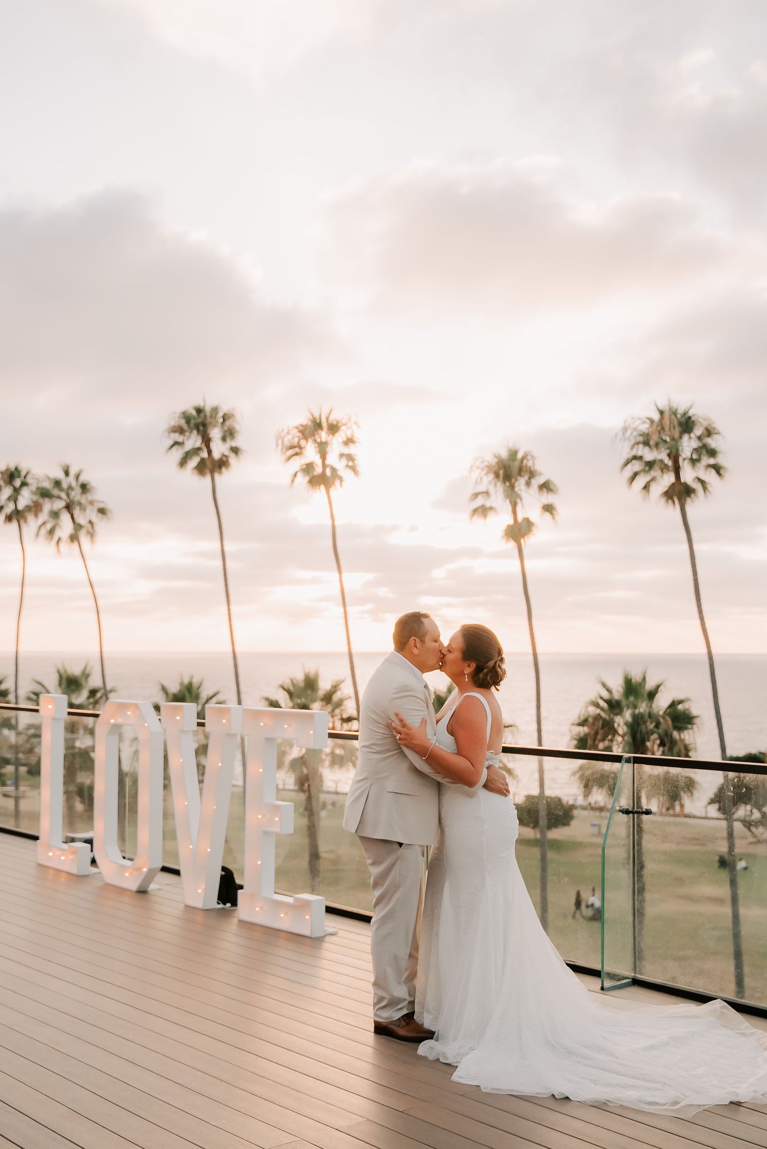 San Diego rooftop wedding