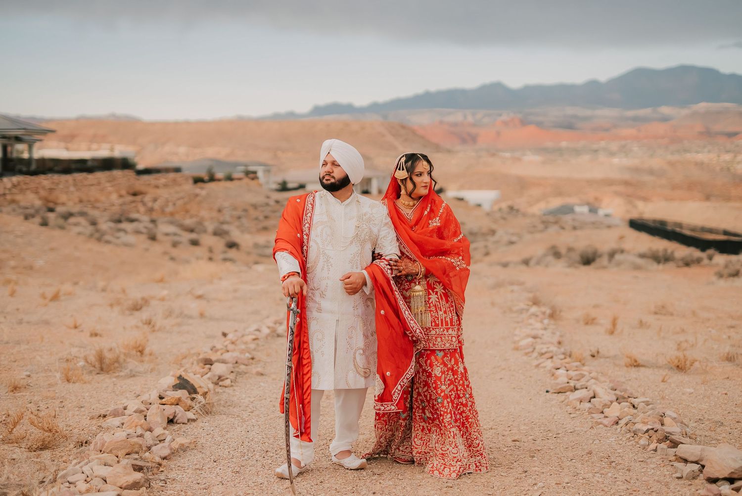 punjabi wedding couple photography