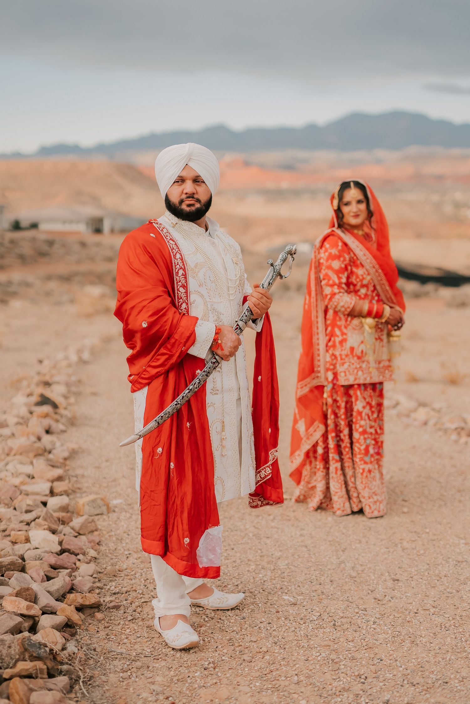 punjabi wedding couple photography