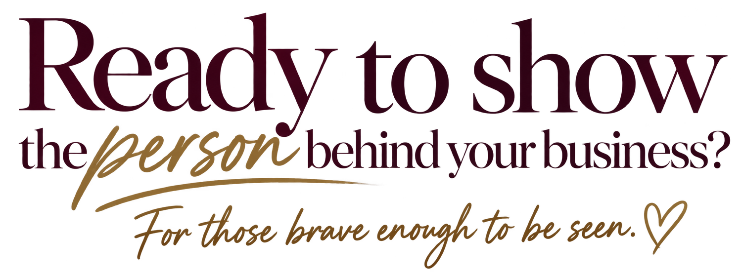Ready to show the person behind your business? lets talk about it and contact us today.
