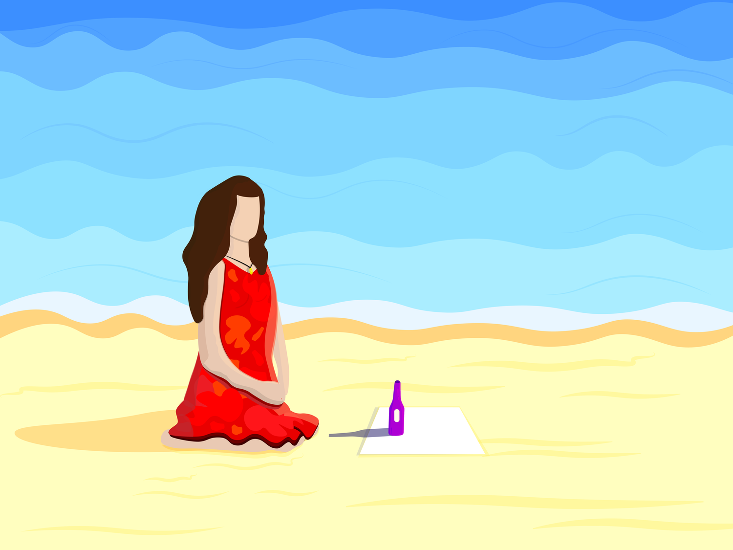Peace at the beach.