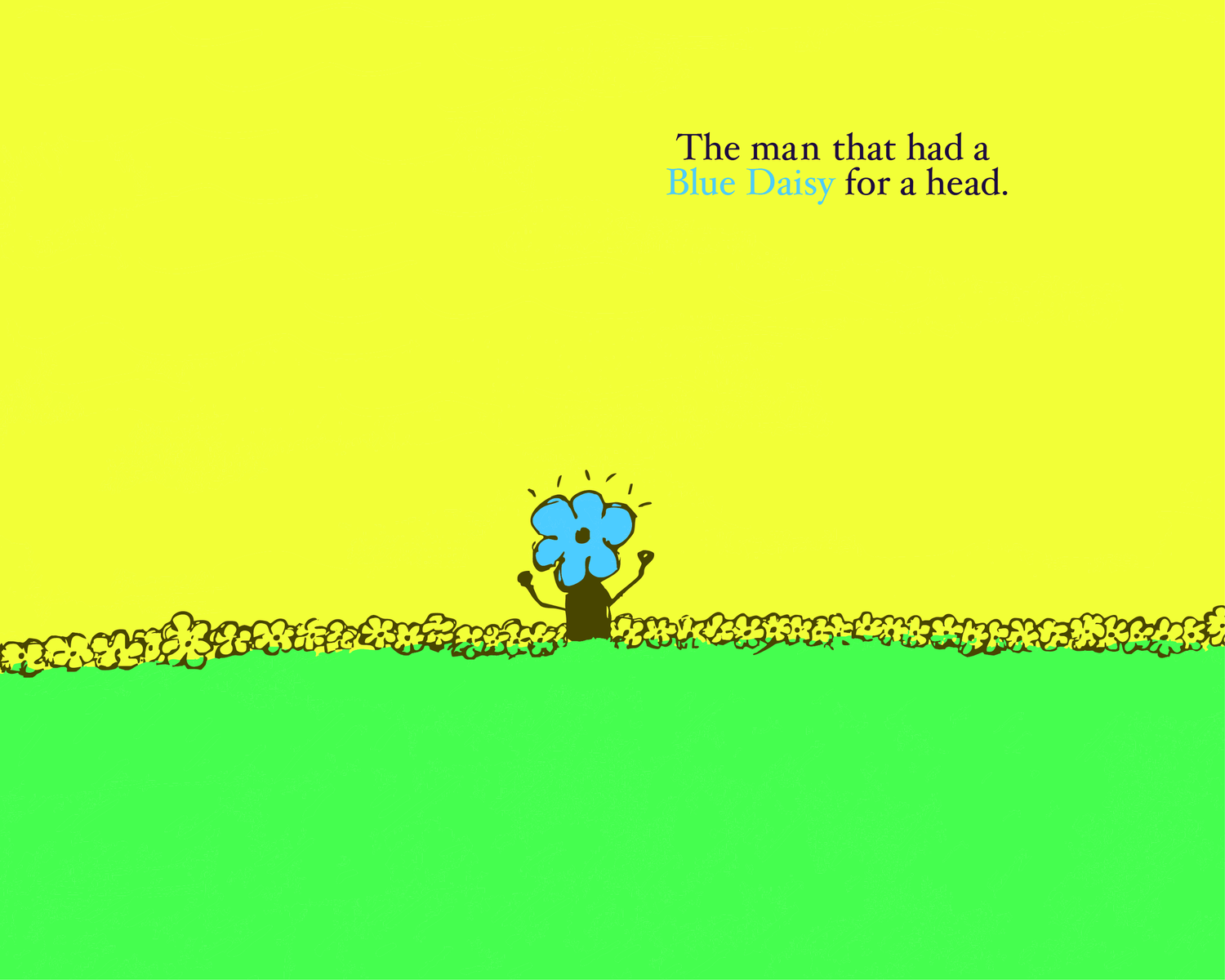 The Blue Daisy