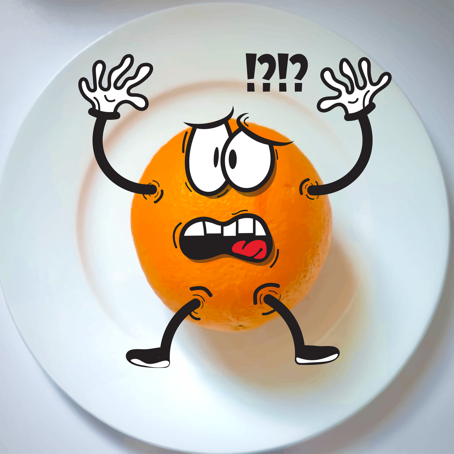 Orange.