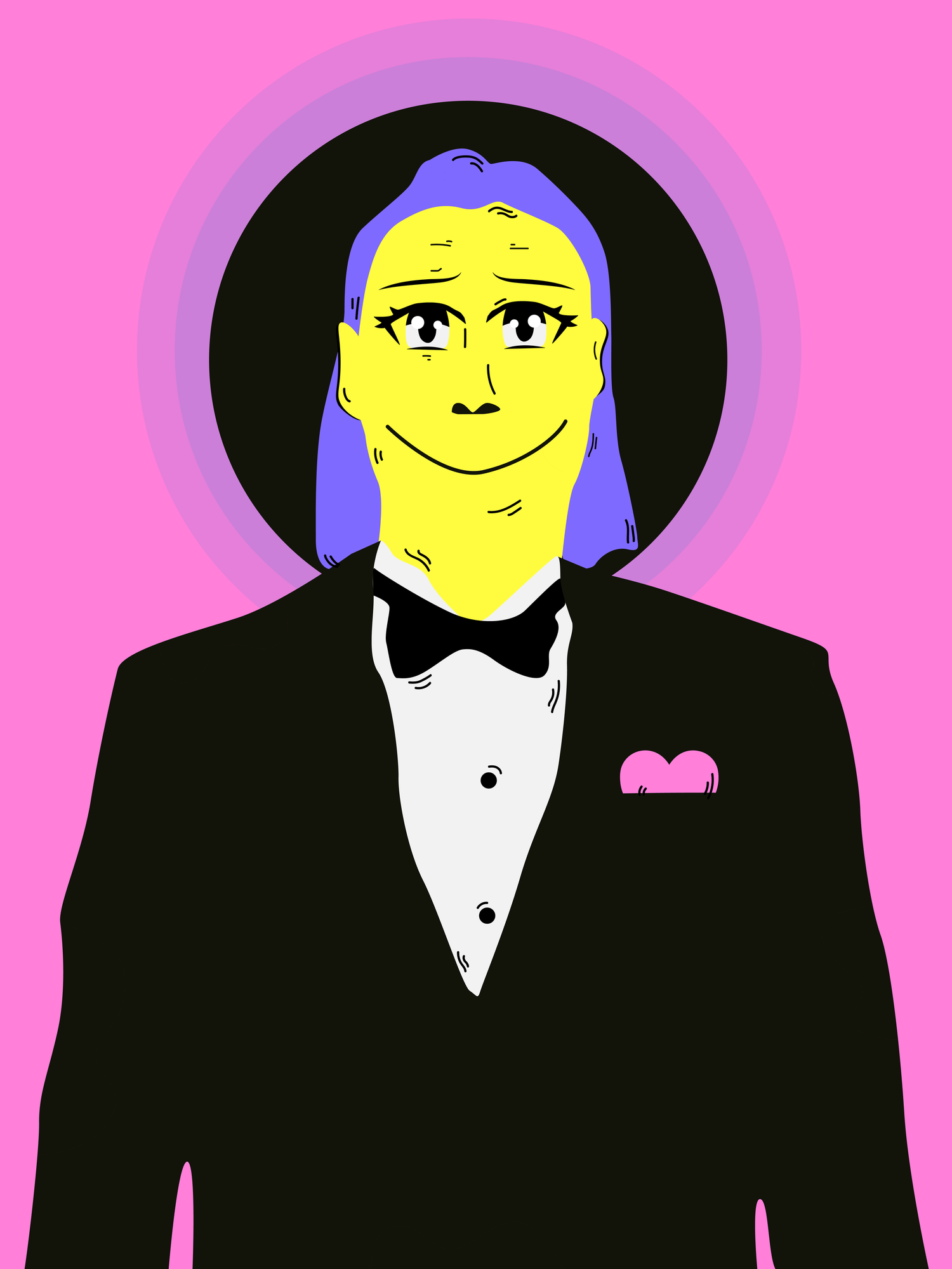 Forced to wear a Suit, Born to be Naked.