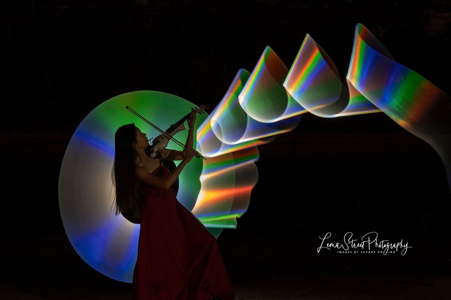 Portrait, Light Painting, NWA portrait photographer, Lema Street Photography