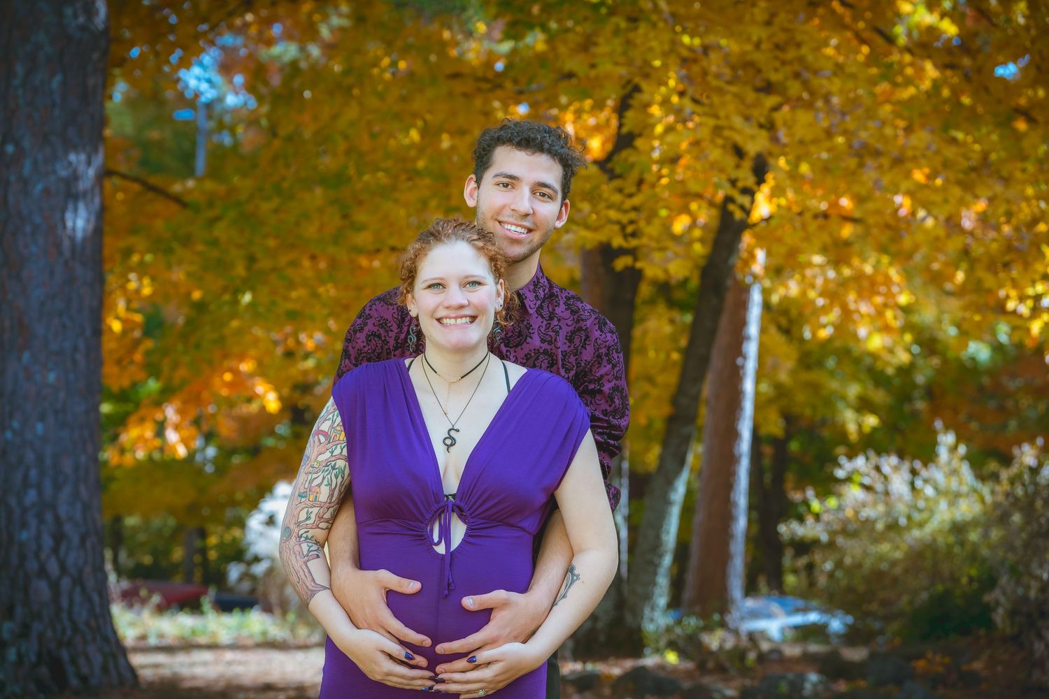 Fall wedding at the 1886 Crescent Hotel in Eureka Springs AR