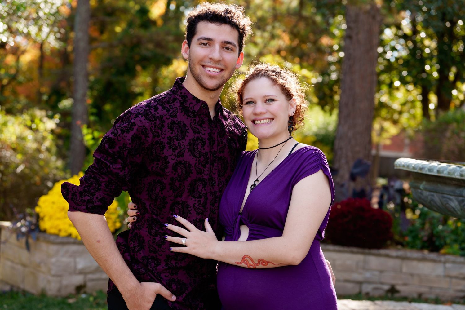 Fall wedding at the 1886 Crescent Hotel in Eureka Springs AR
