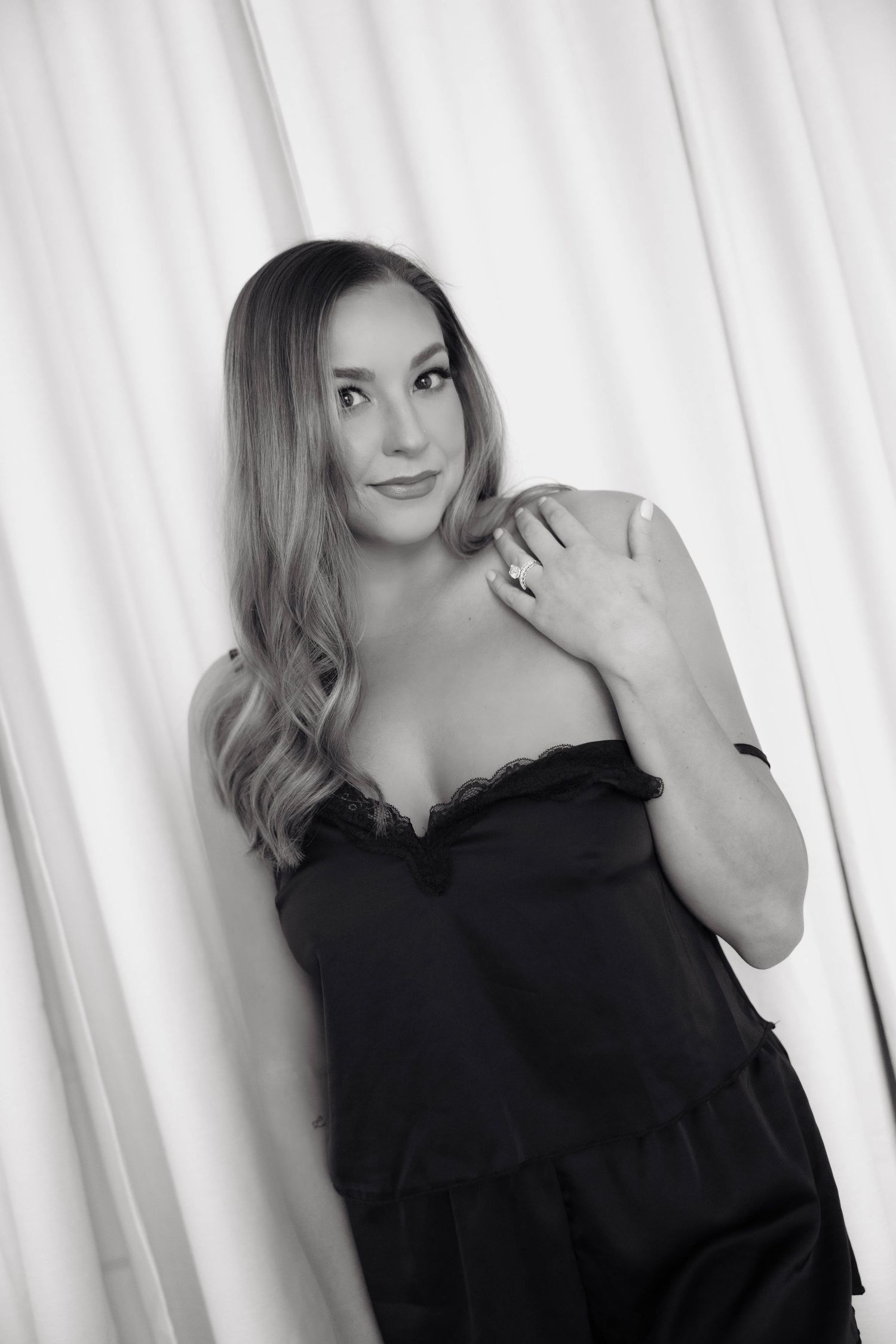 Feminine interior of Denver boudoir photography studio