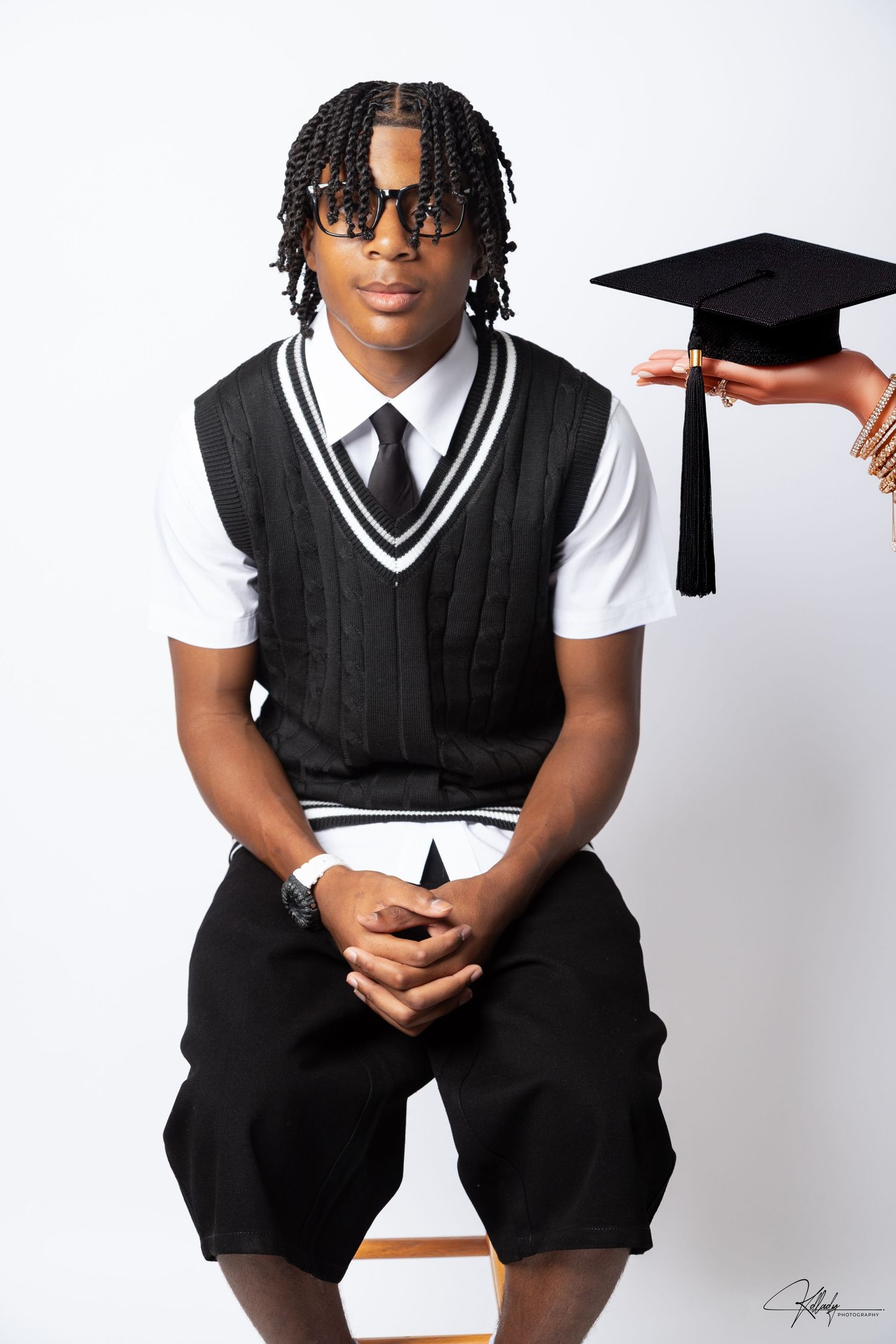 Class of 2027 Senior graduation portrait photographed by KDLADYPHOTOGRAPHY LLC in Opelika, AL.