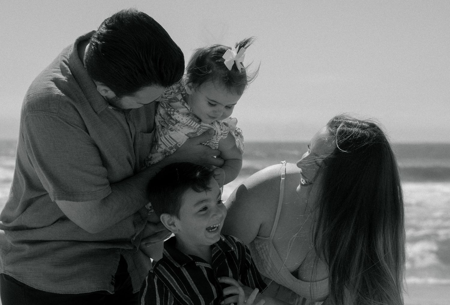 family laughing