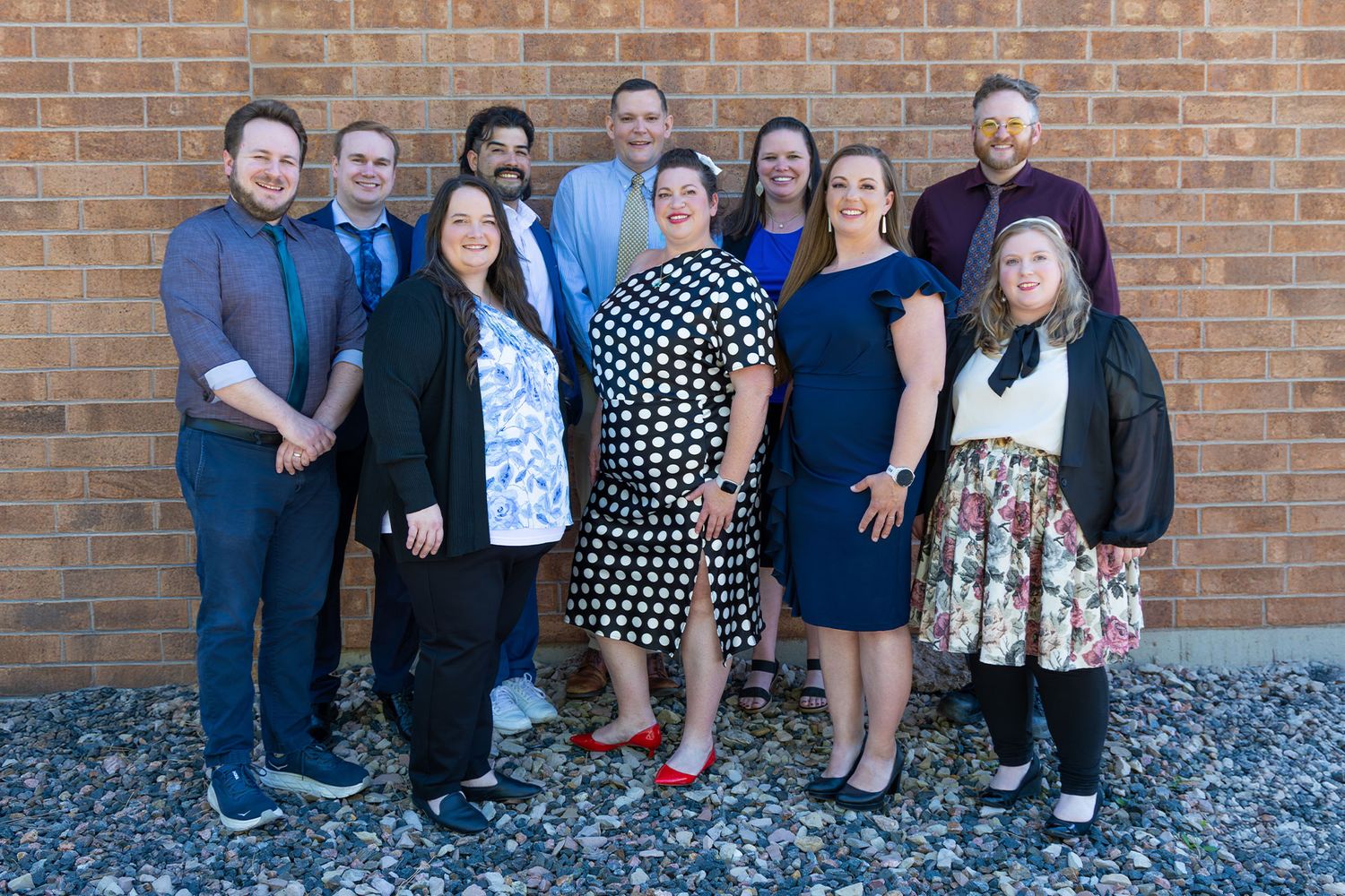 Team photo for an insurance agency in Parker.
