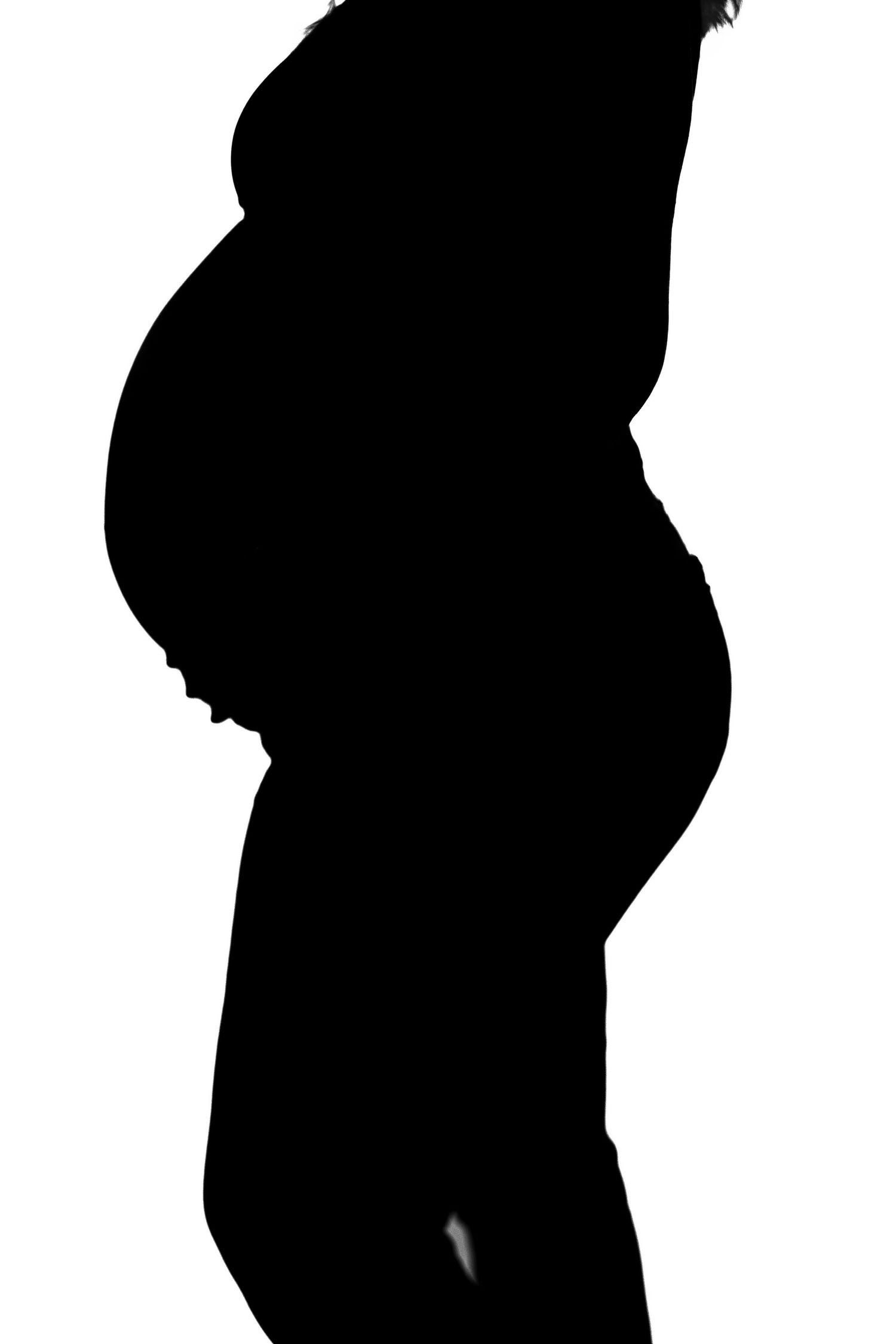A row of silhouetted figures standing in a line against a white background.